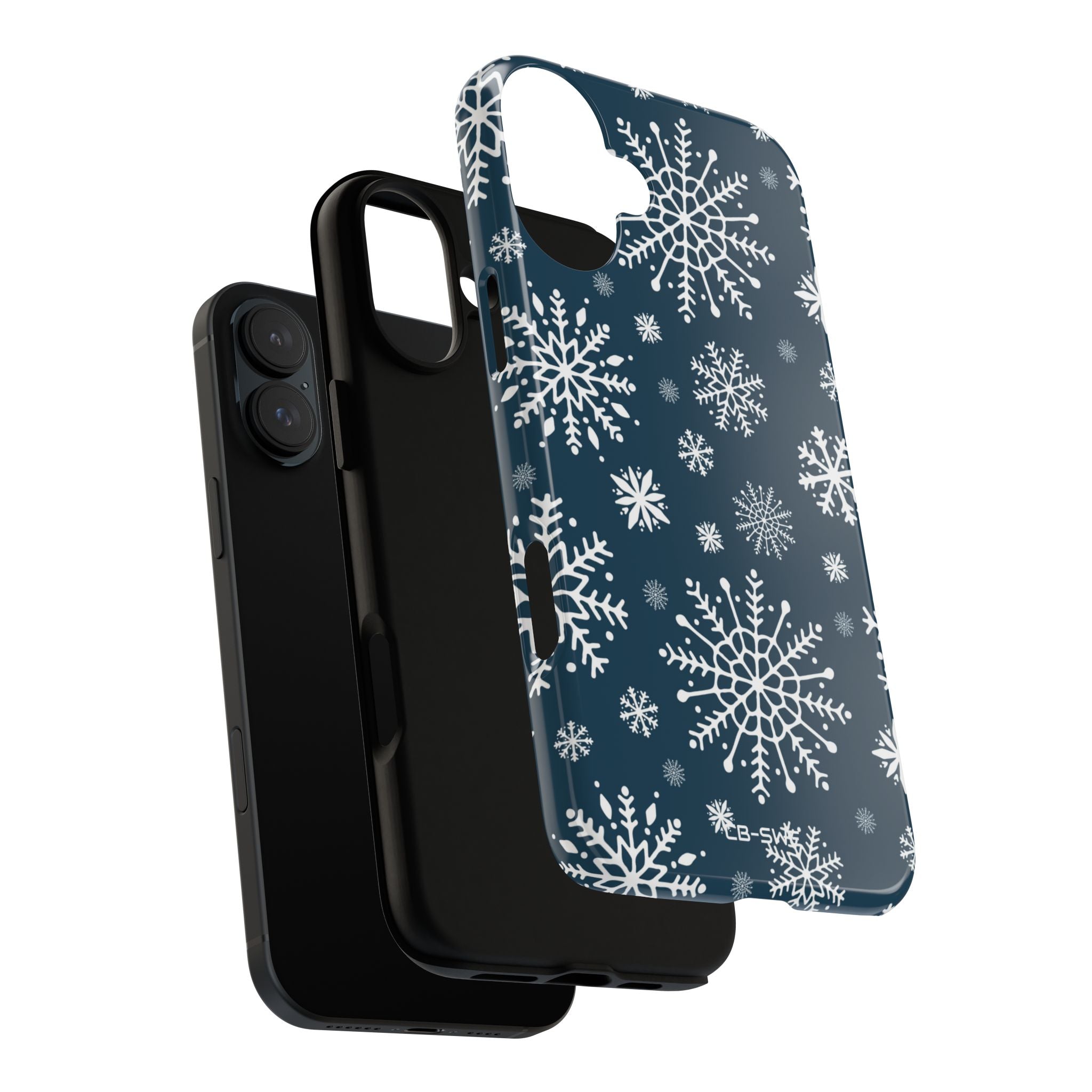 Snowflakes Dance Gracefully - iPhone Case