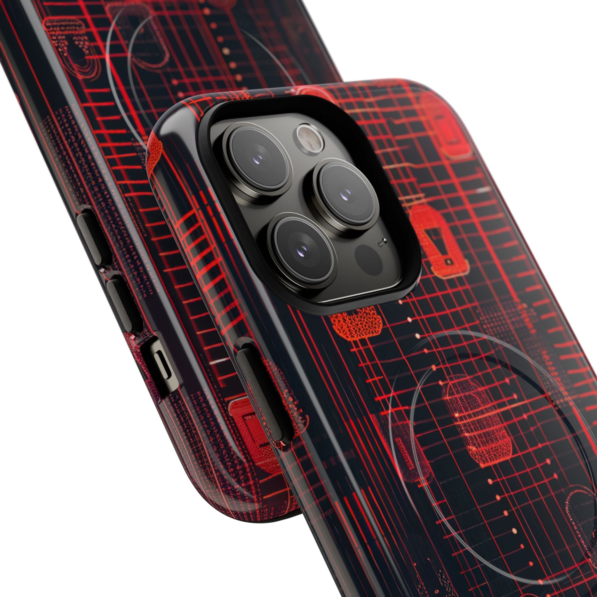 Cyber Locks Grid iPhone 14 - Tough+