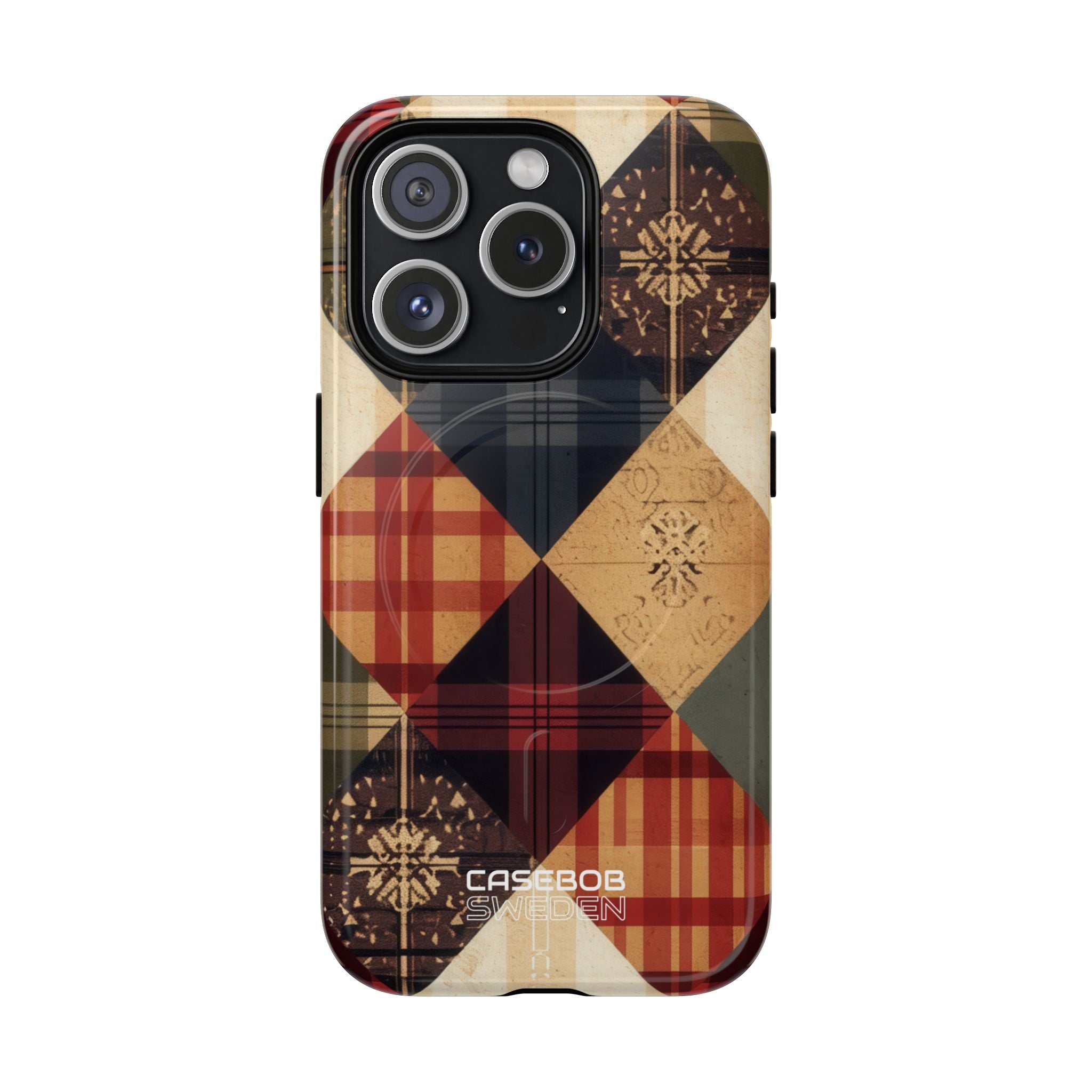 Rustik Quilt Charm iPhone 15 - Tough+