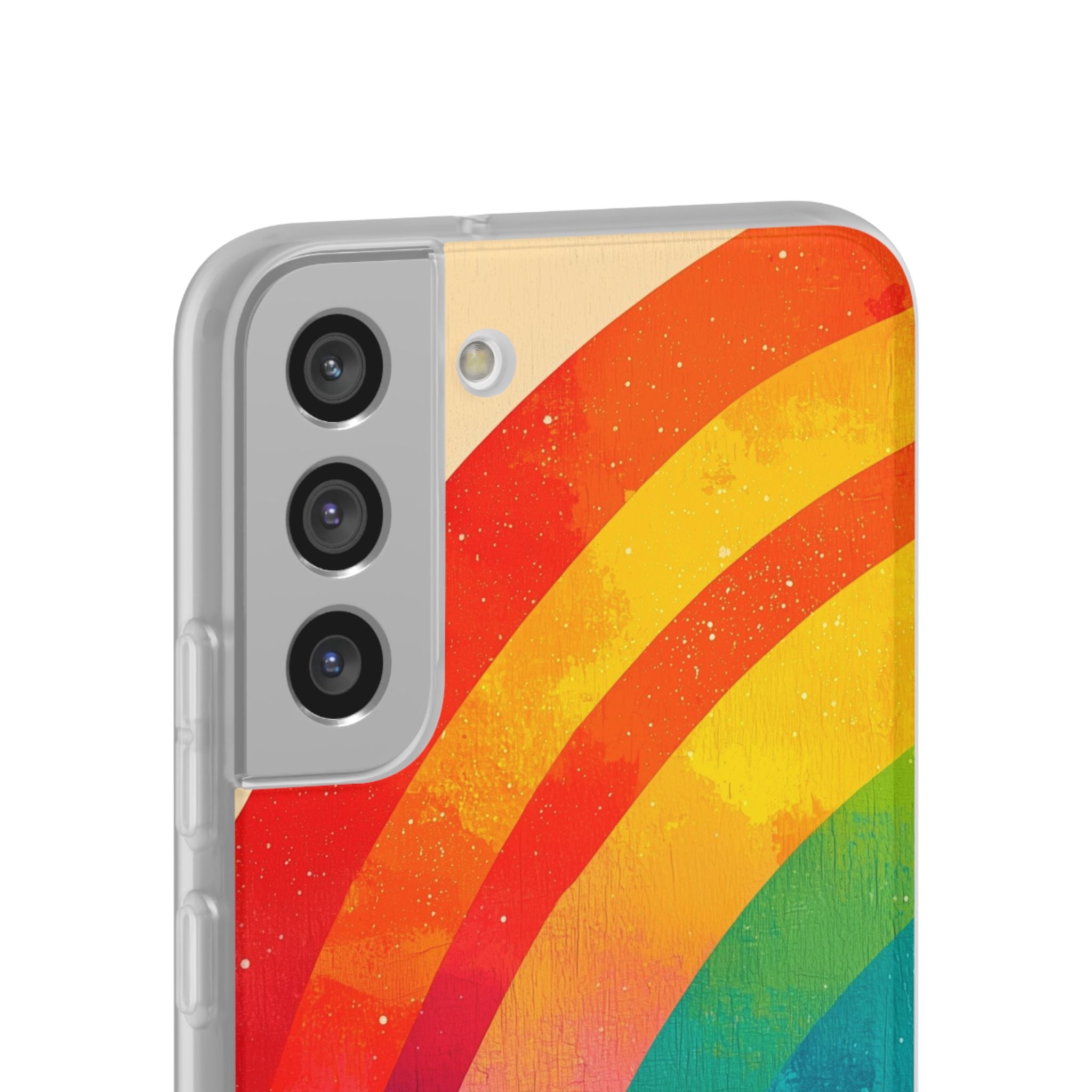 Textured Rainbow Arc Samsung S22 Plus Case - Soft