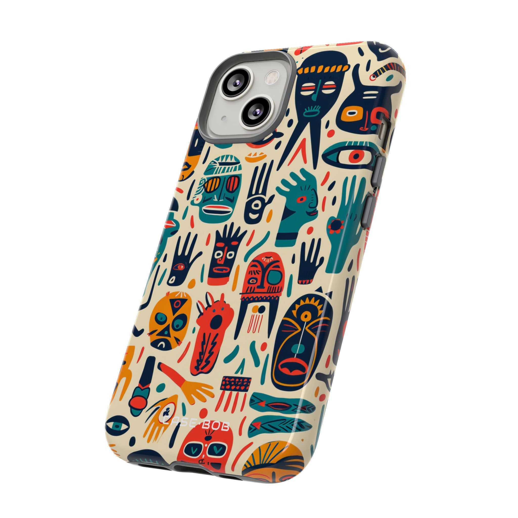 Vivid Faces iPhone 14 Case - Tough