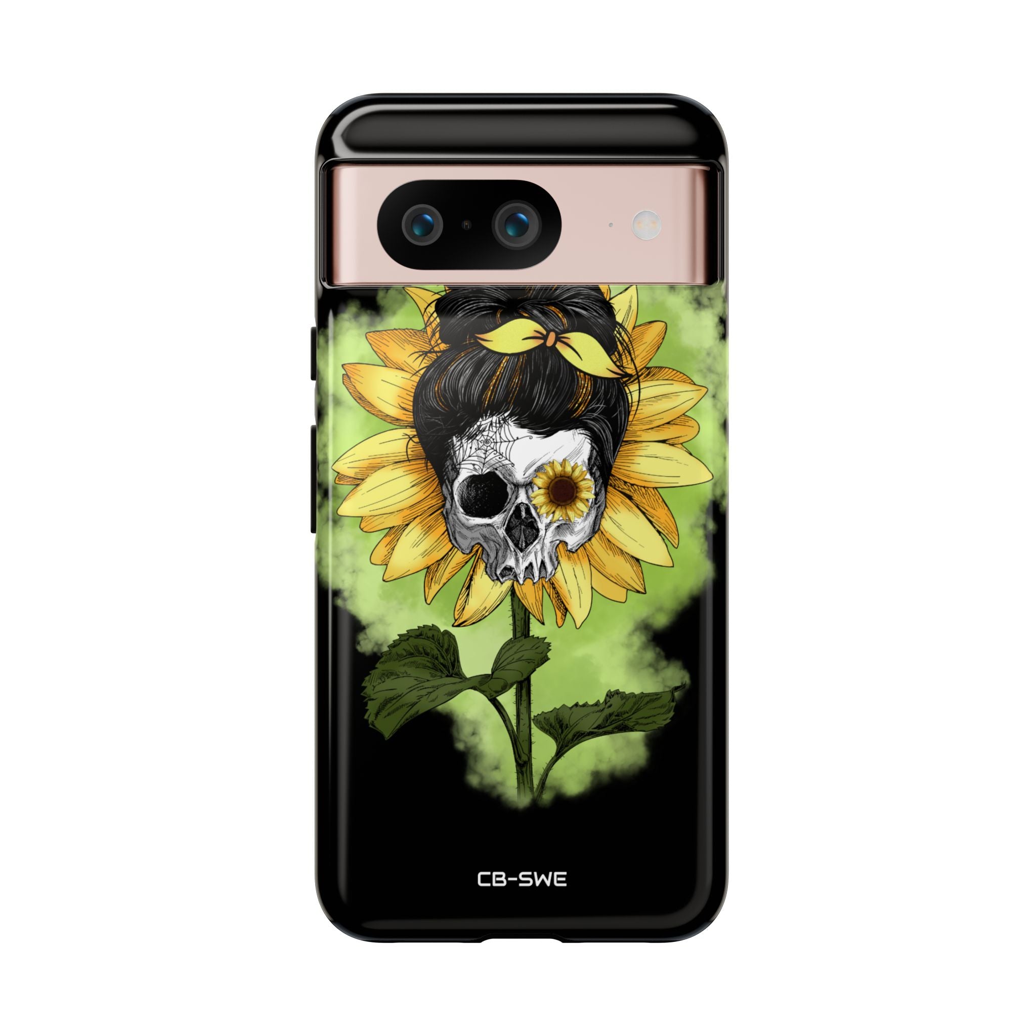 Sunflower Skull Fusion - Google Pixel Case