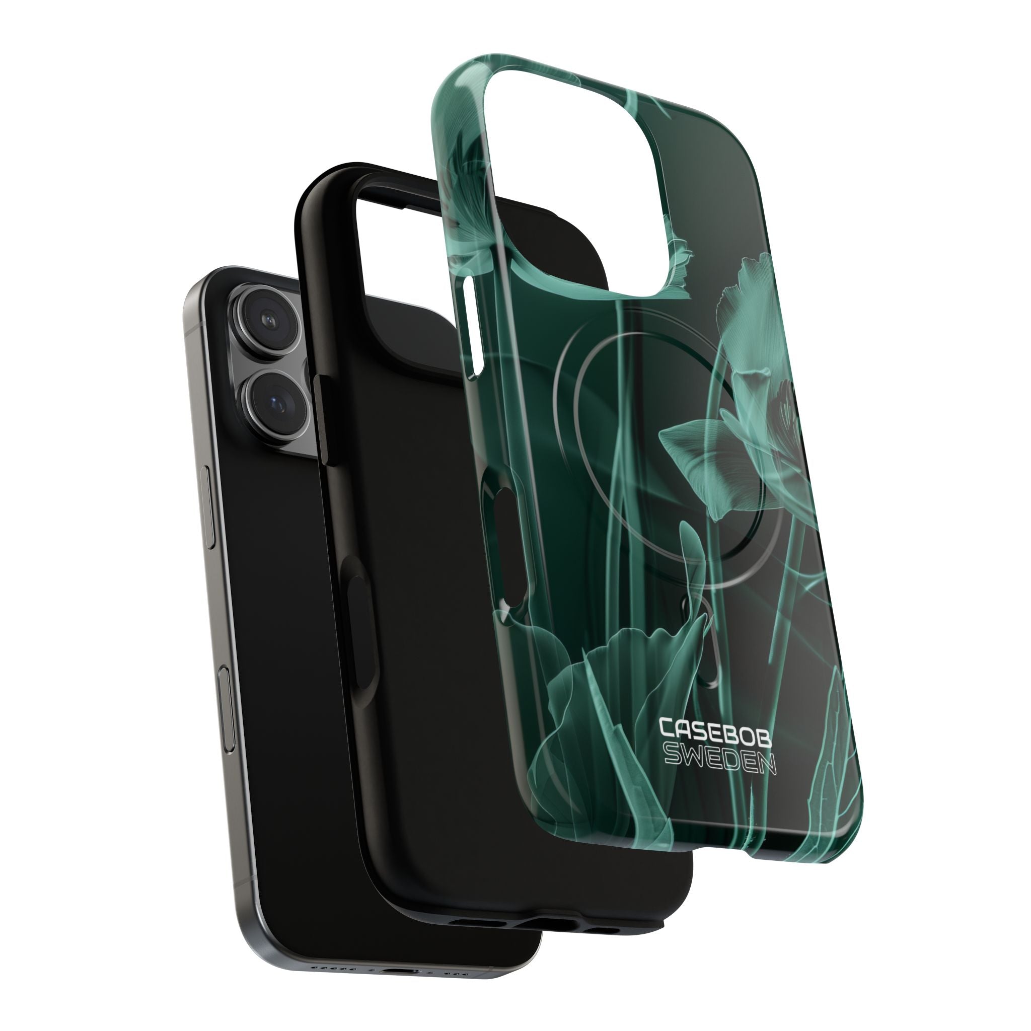 Teal Bloom Radiance iPhone 16 - Tough+