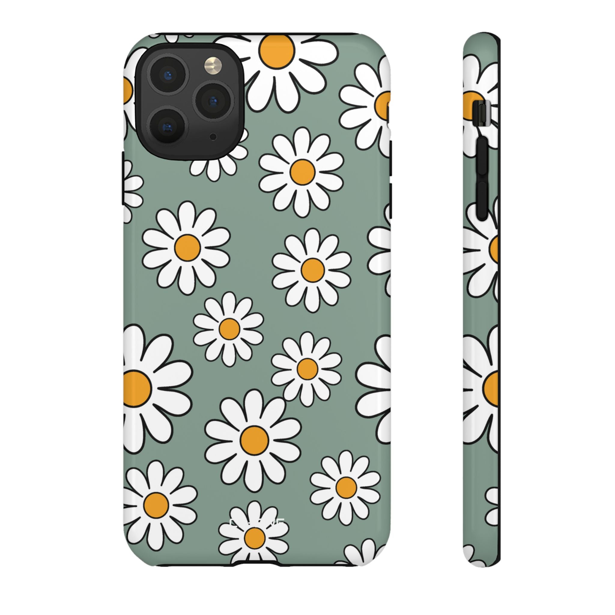Daisies Dance Playfully - iPhone Case