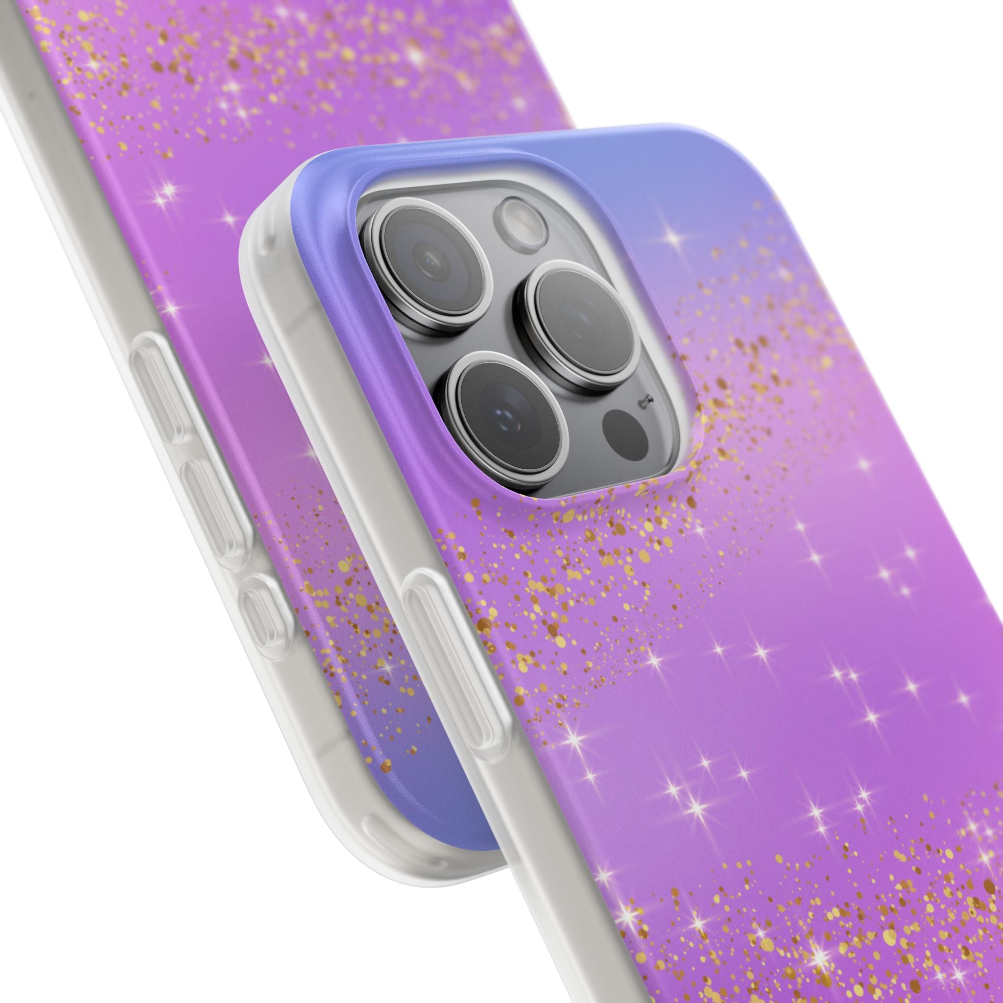 Golden Glide iPhone 15 Pro Max Case - Soft