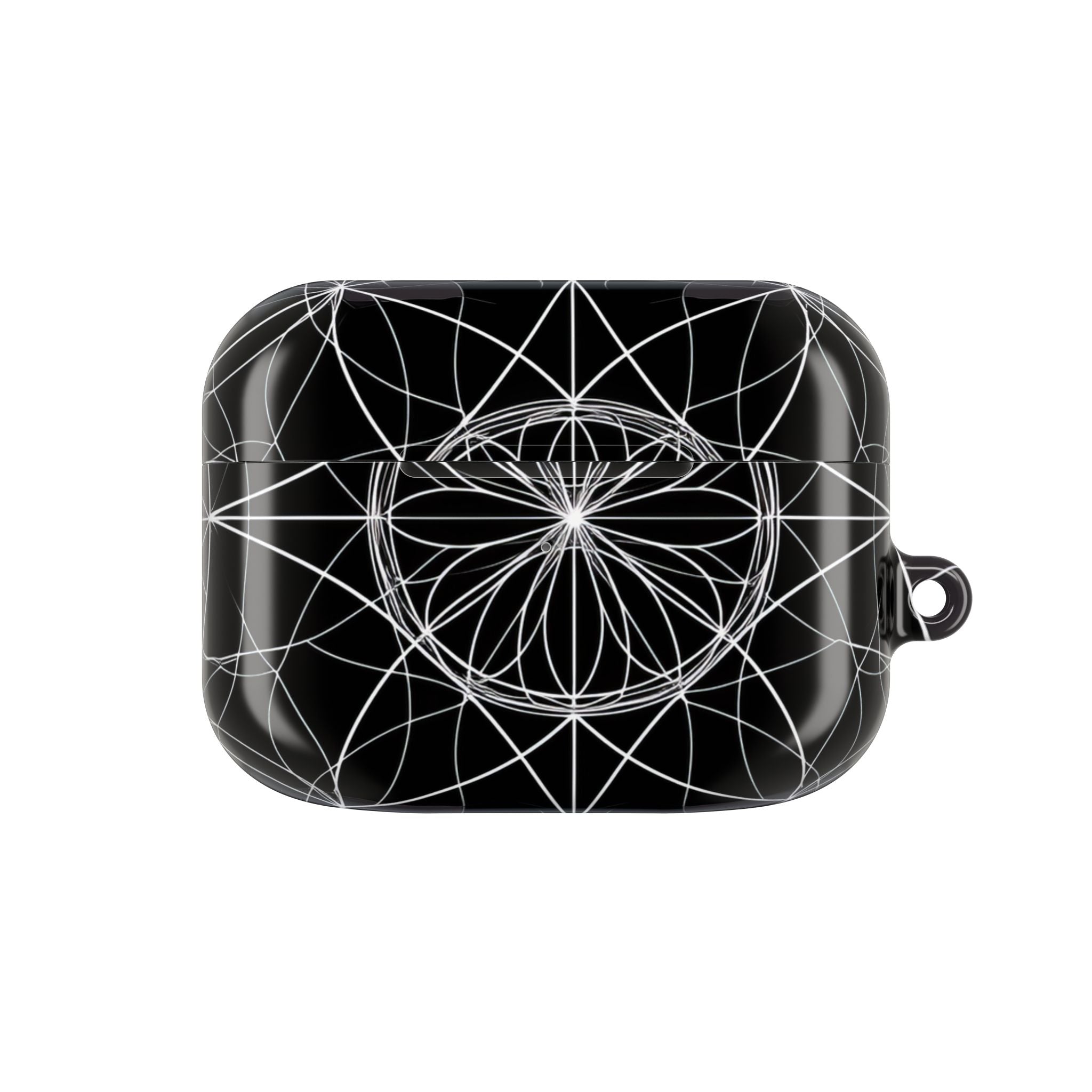 White Mandala Radiance - AirPods Case