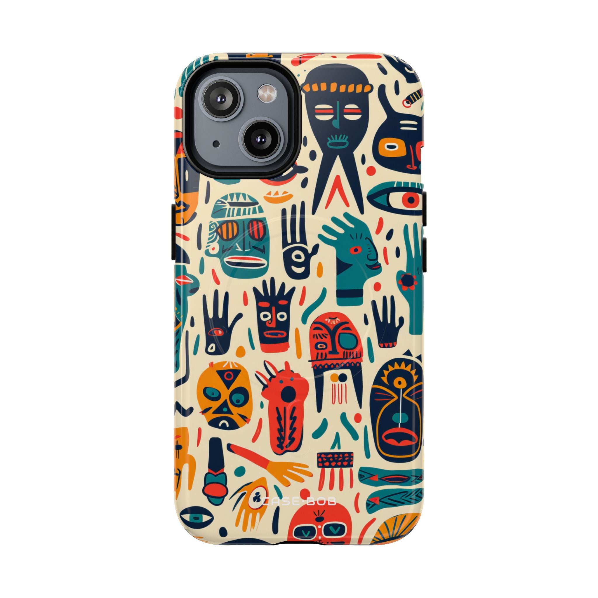 Vivid Faces iPhone 14 Case - Tough+