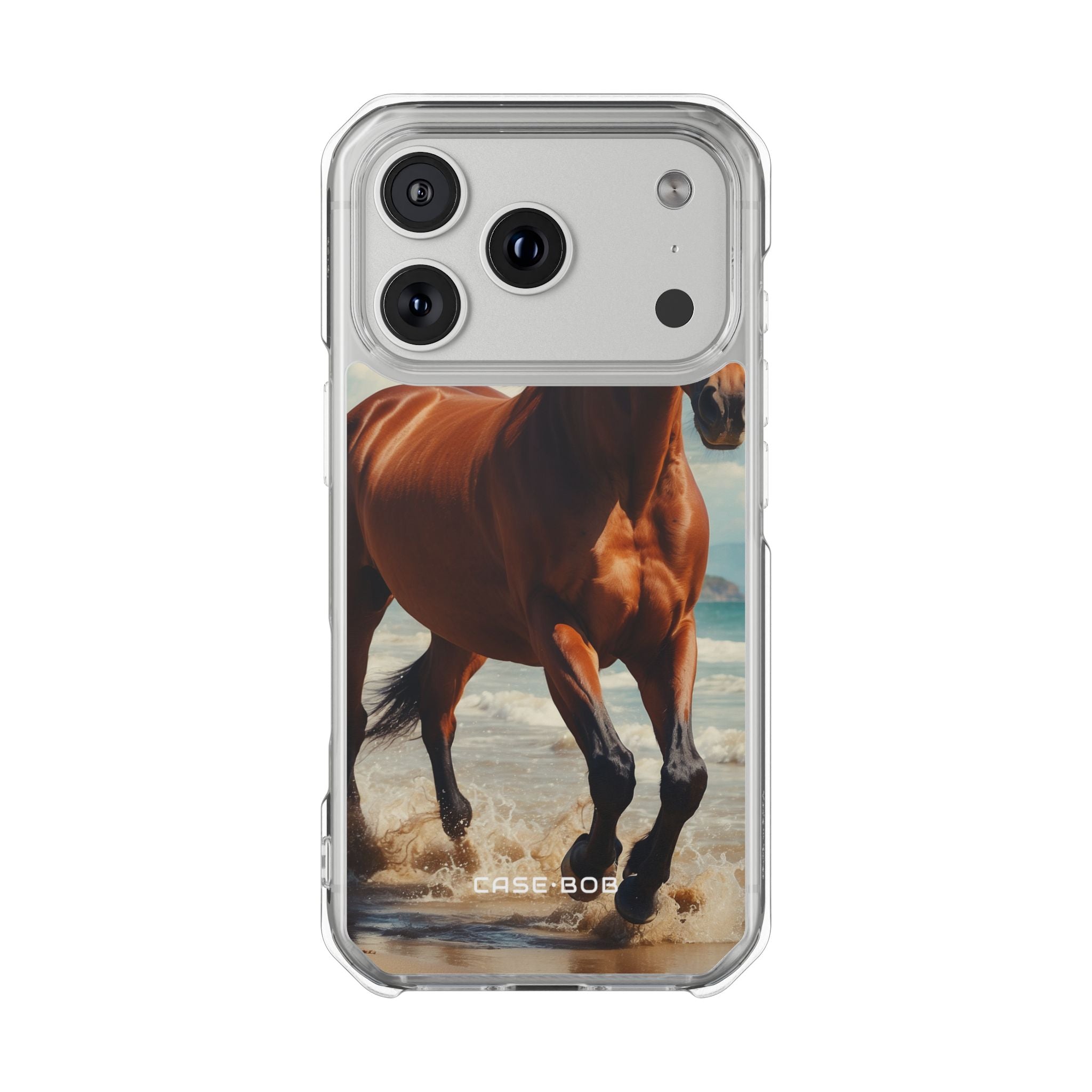 Brown Horse Splash iPhone 17 Pro Case - Impact