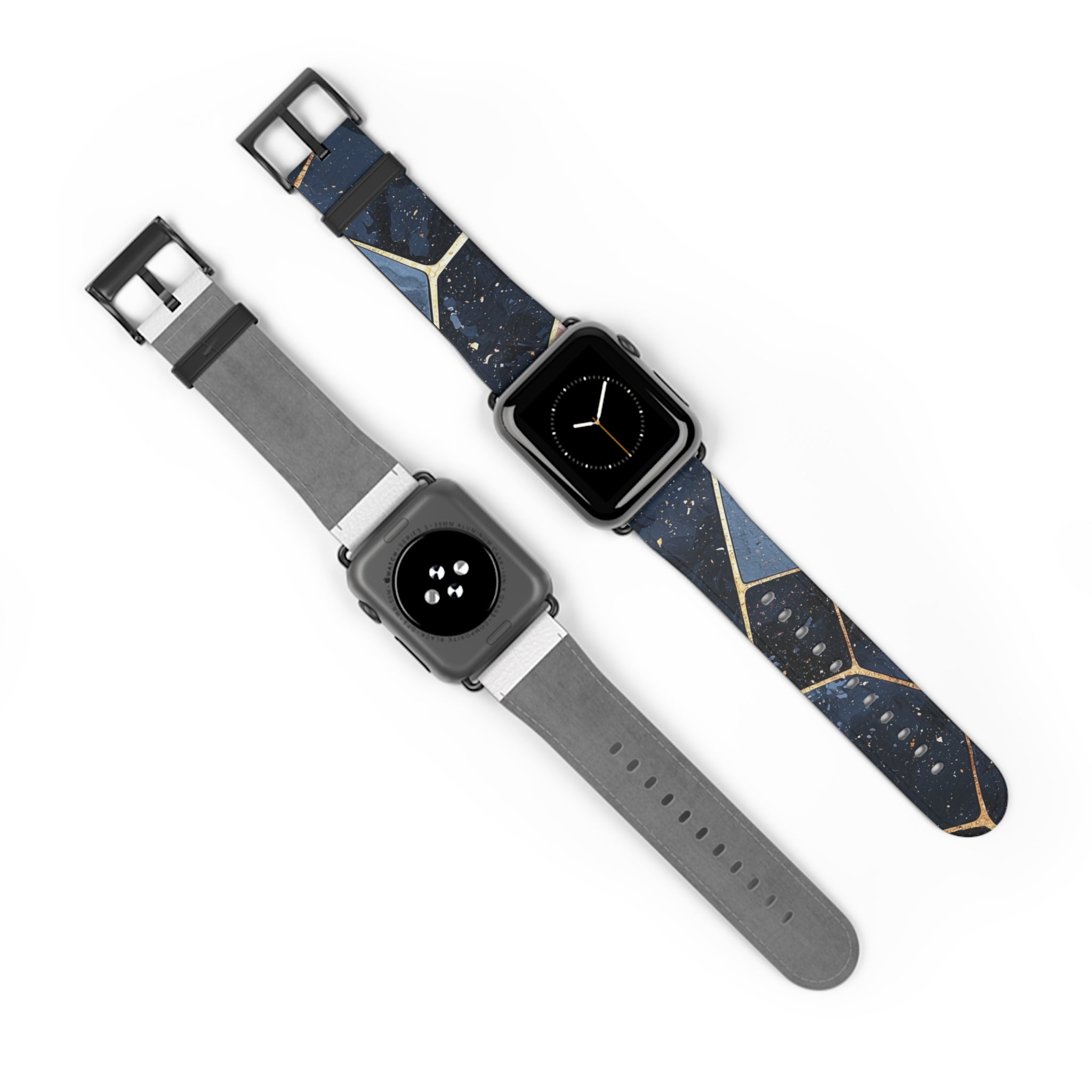 Golden Mosaic Navy - Watch Band
kultainen mosaiikki navy - ranneke