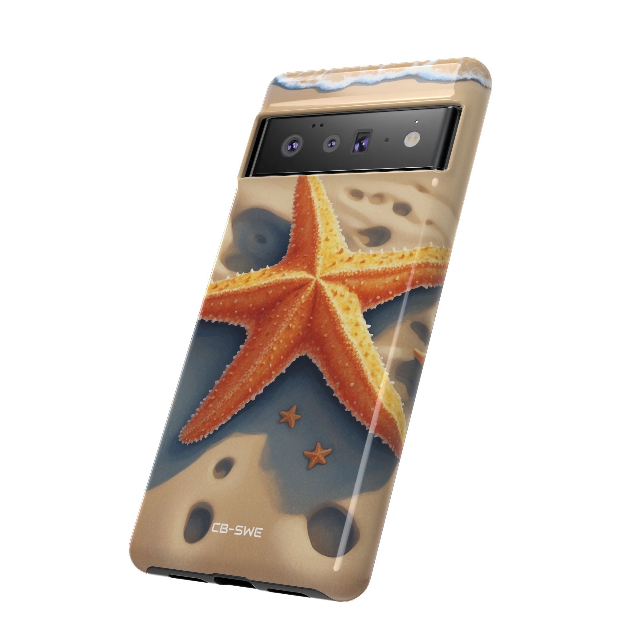 Starfish Rests On Sand - Google Pixel Case