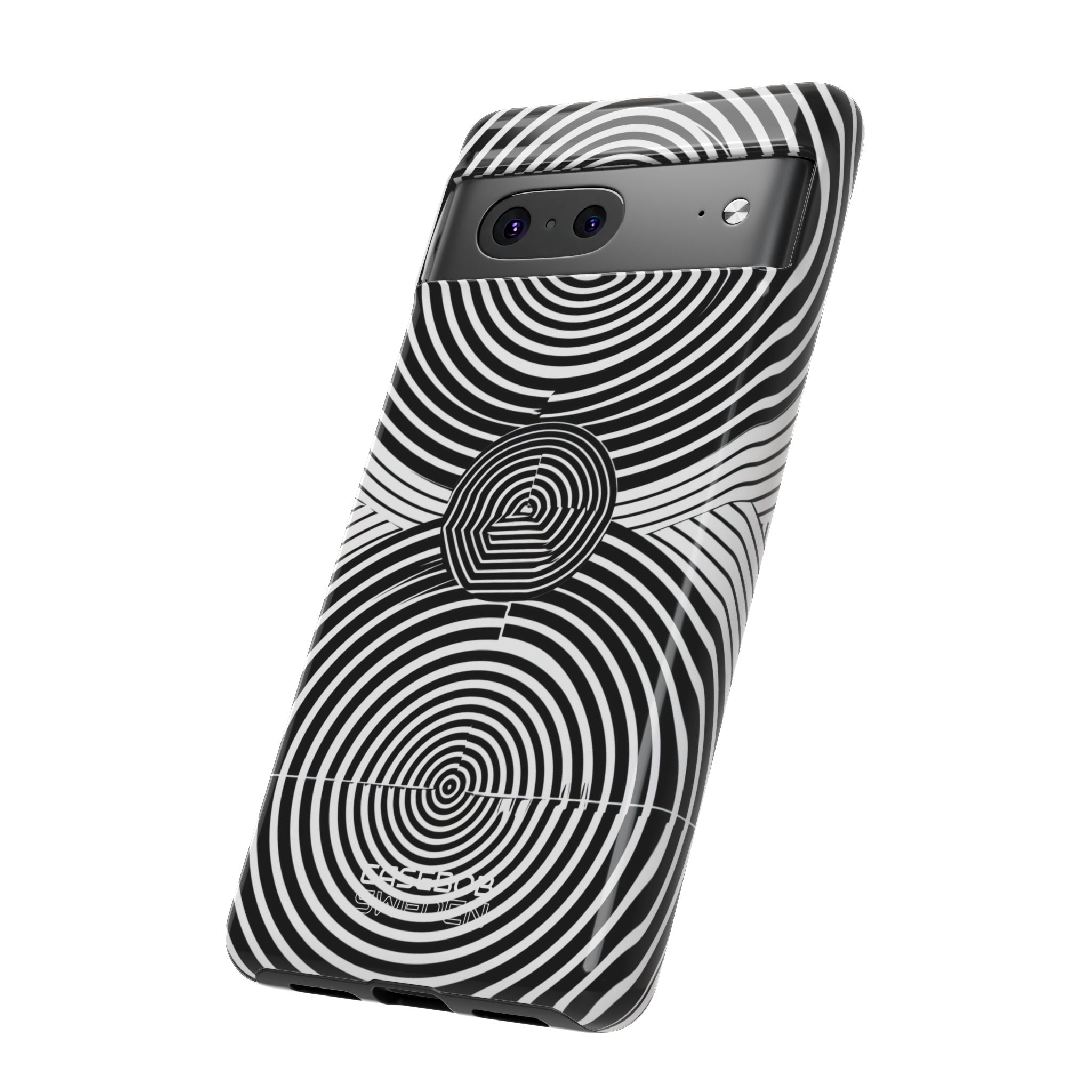Monochrome Spiral Motion Google Pixel 7 - Tough