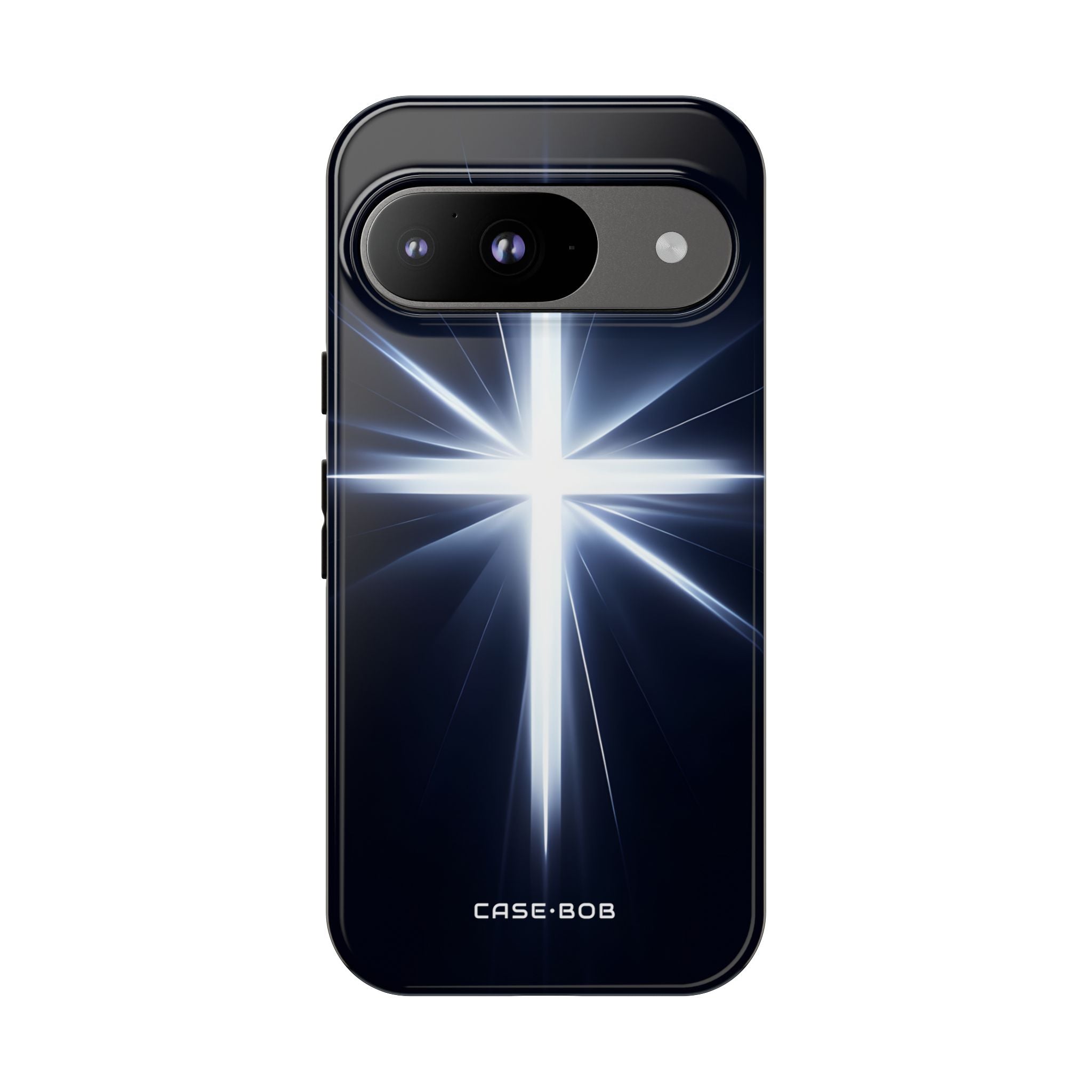 Glowing Crossburst Google Pixel 9 Case - Tough