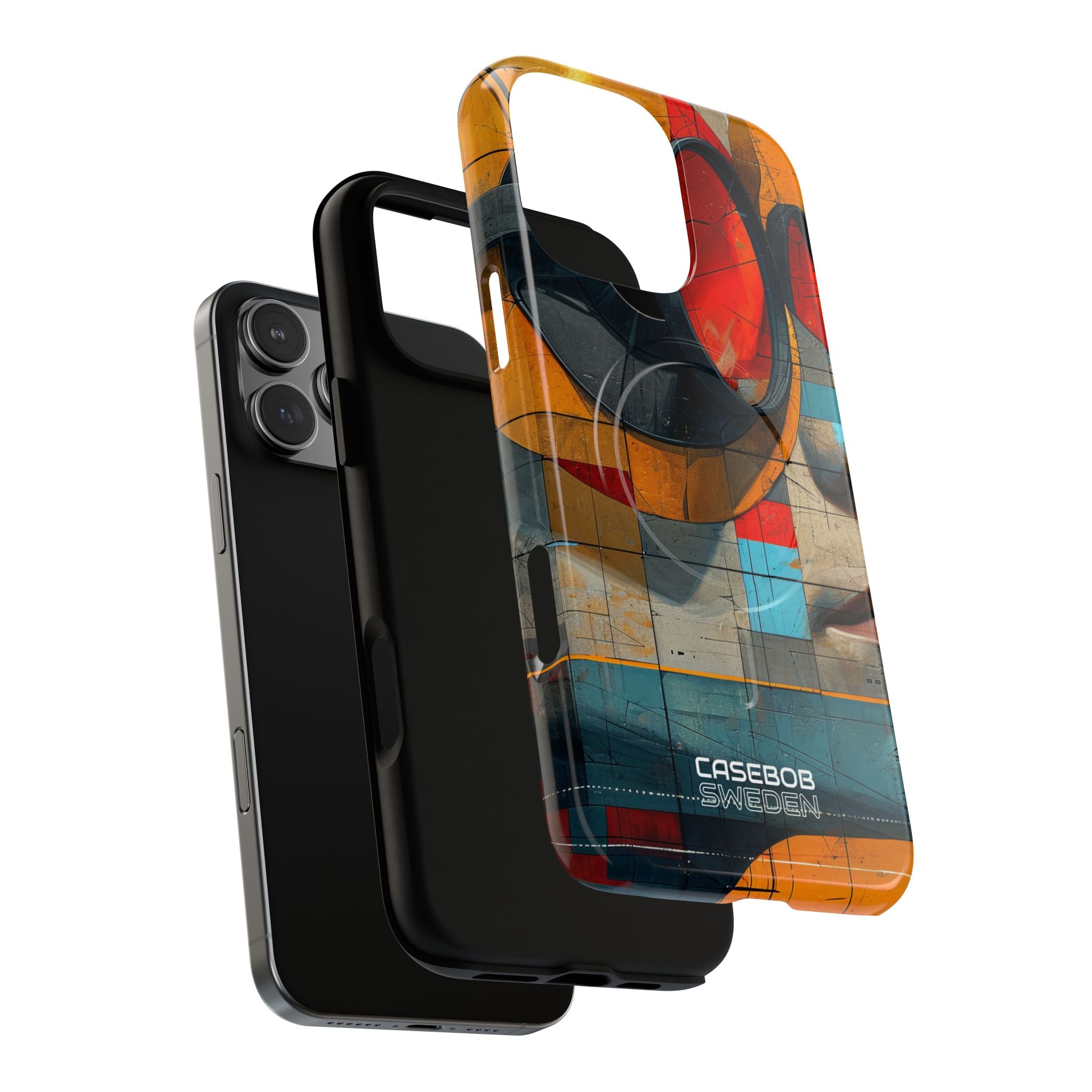 Futuristic Cubist Visions iPhone 16 - Tough+