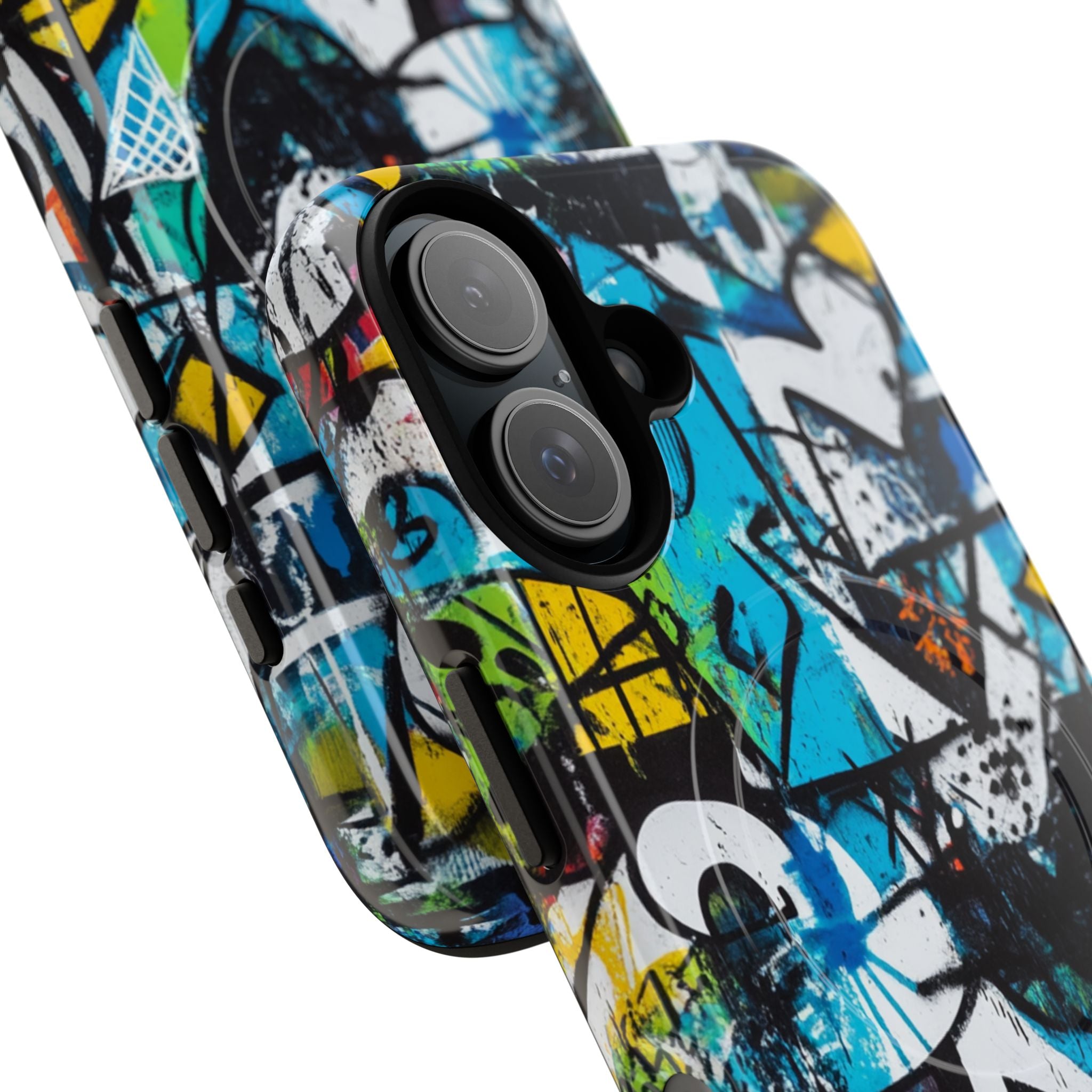 White Ripple Drift iPhone 16 Case - Tough+