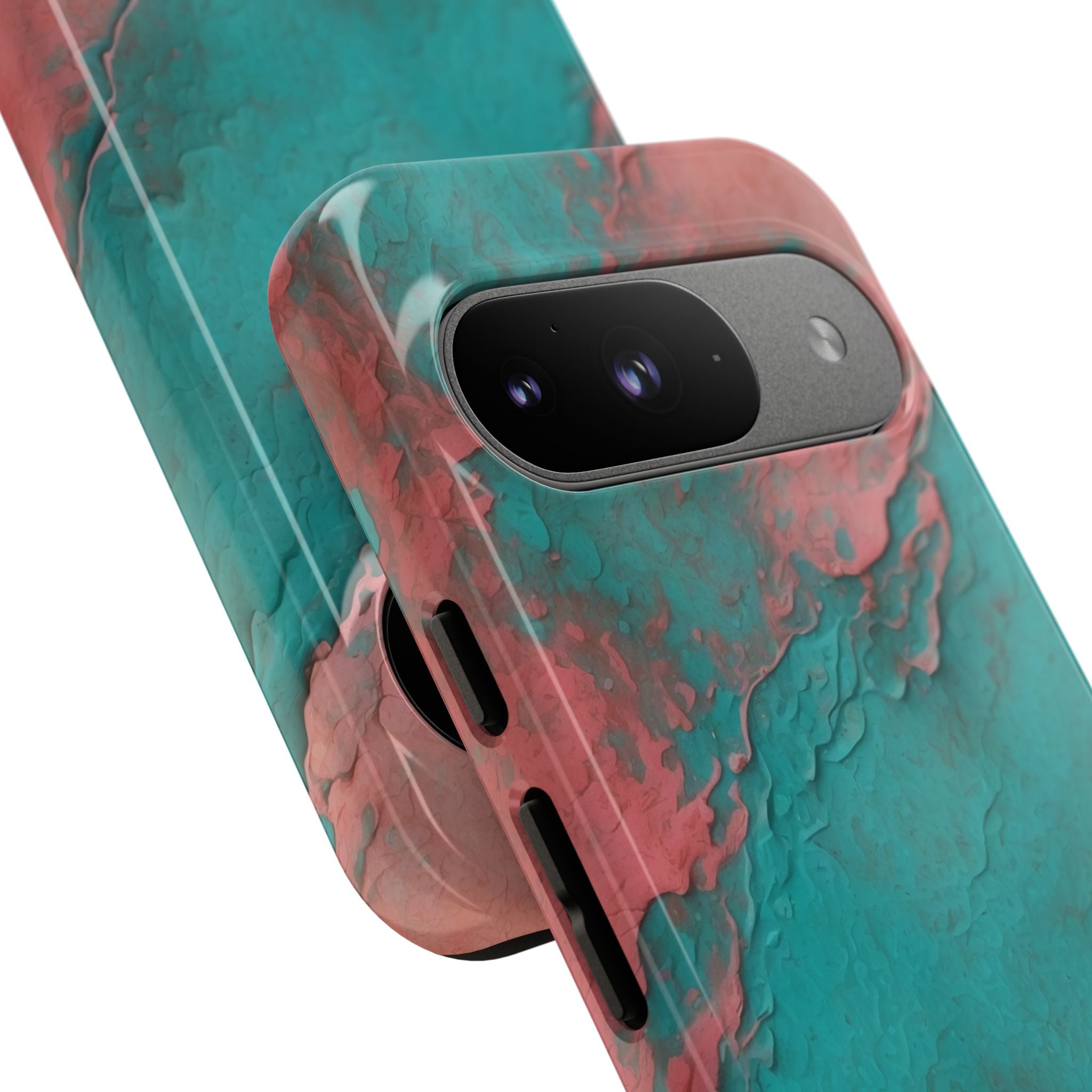 Turbulent Coral Flow - Google Pixel Case
