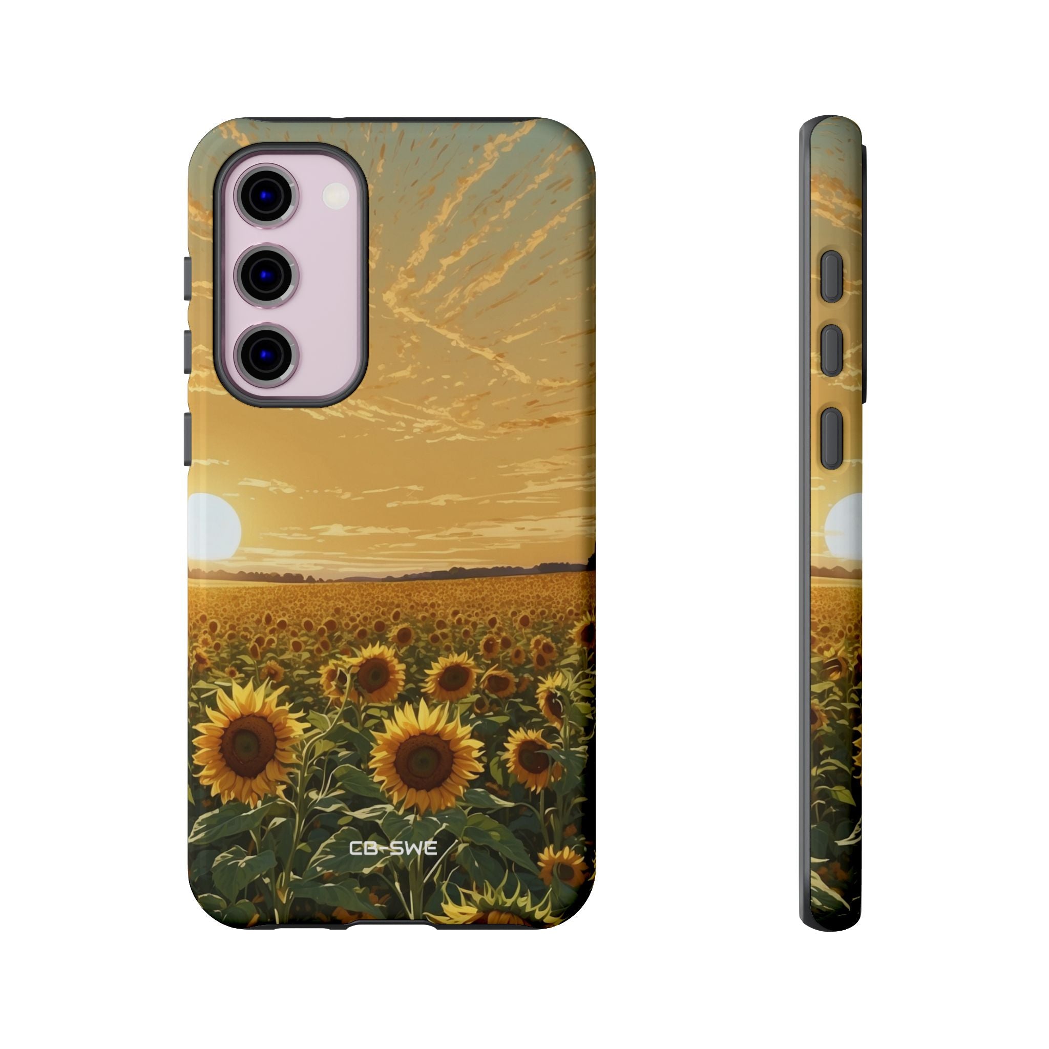 Sunflowers Embrace Sunset - Samsung Case