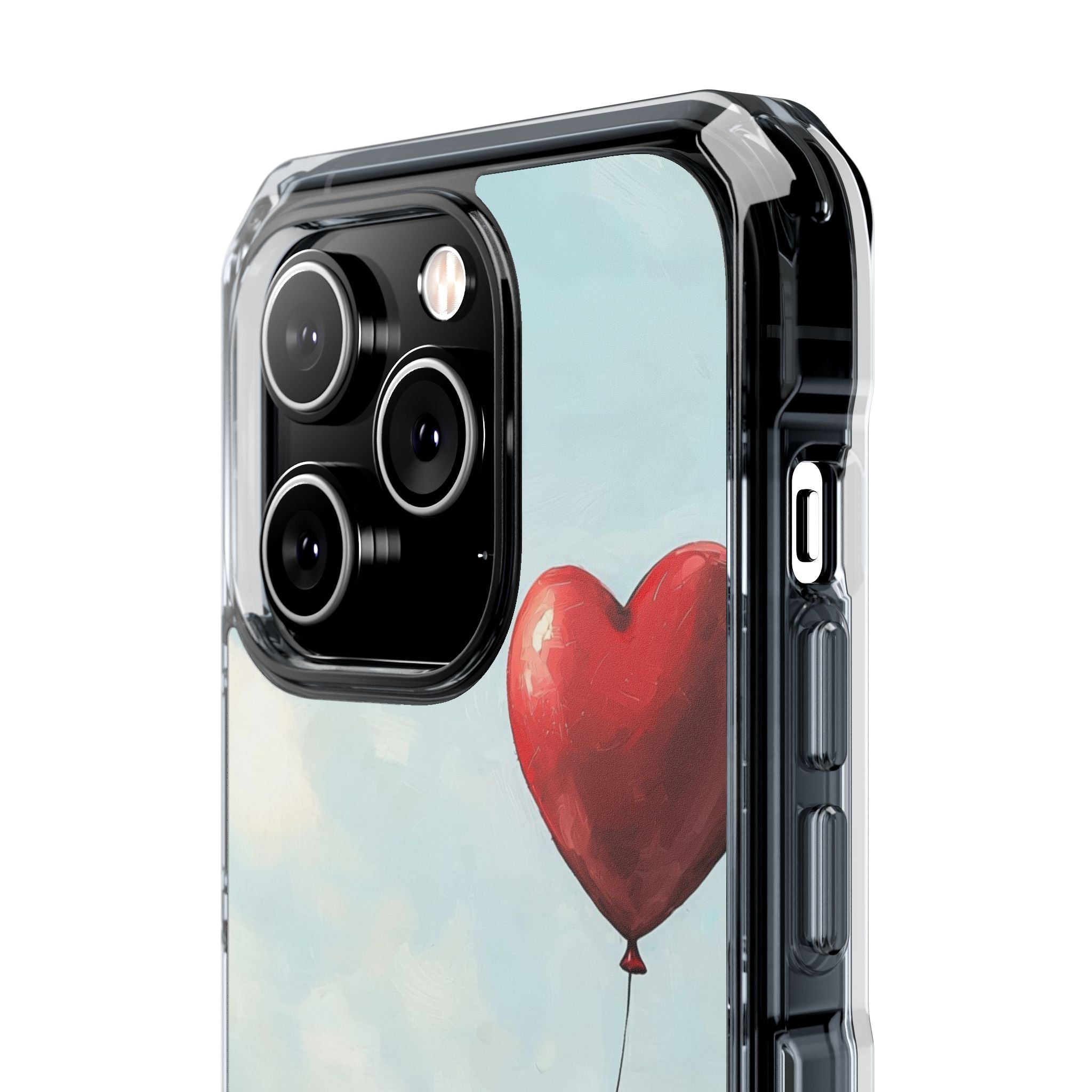 Heart Balloon Glow iPhone 14 Pro Case - Impact