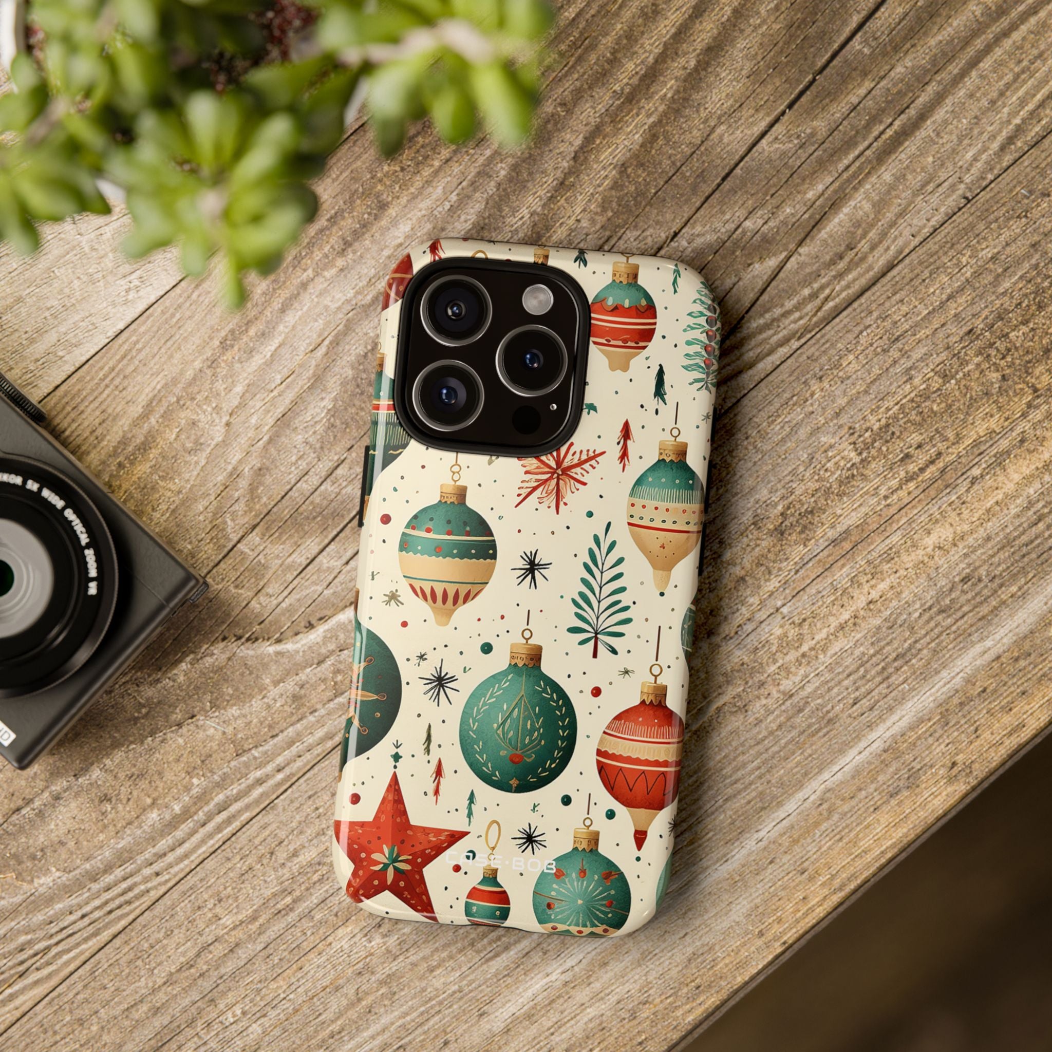 Teal Ornaments iPhone 16 Pro Case - Tough