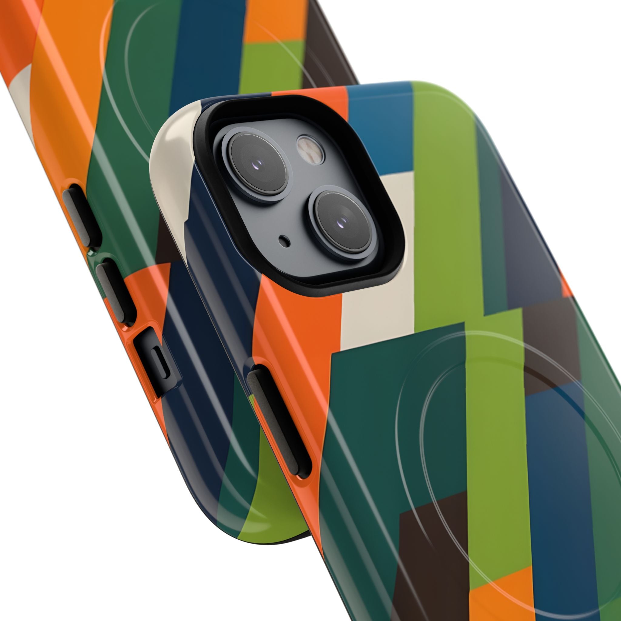 Diagonal Blaze iPhone 14 Case - Tough+