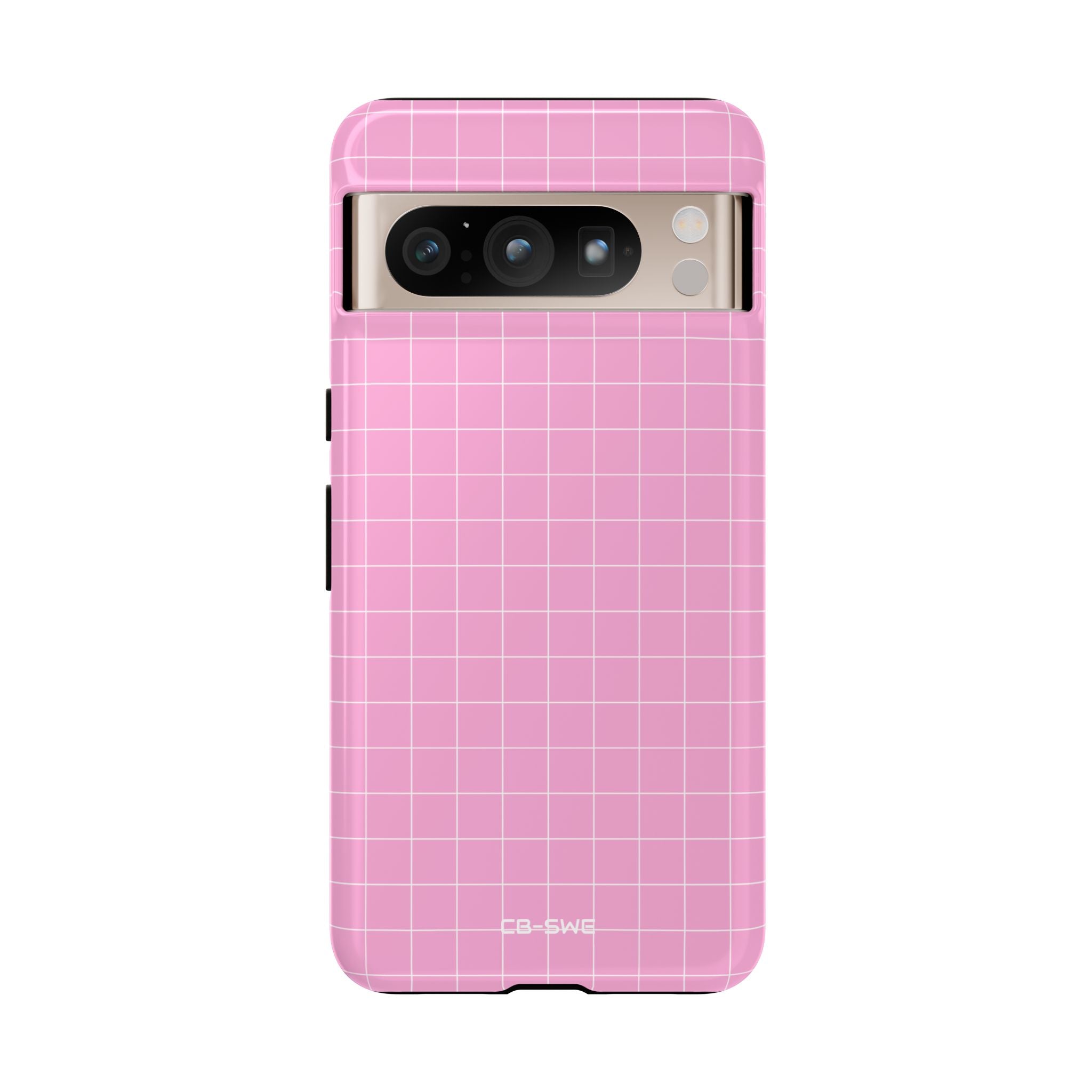 Pink Squares Align - Google Pixel Case