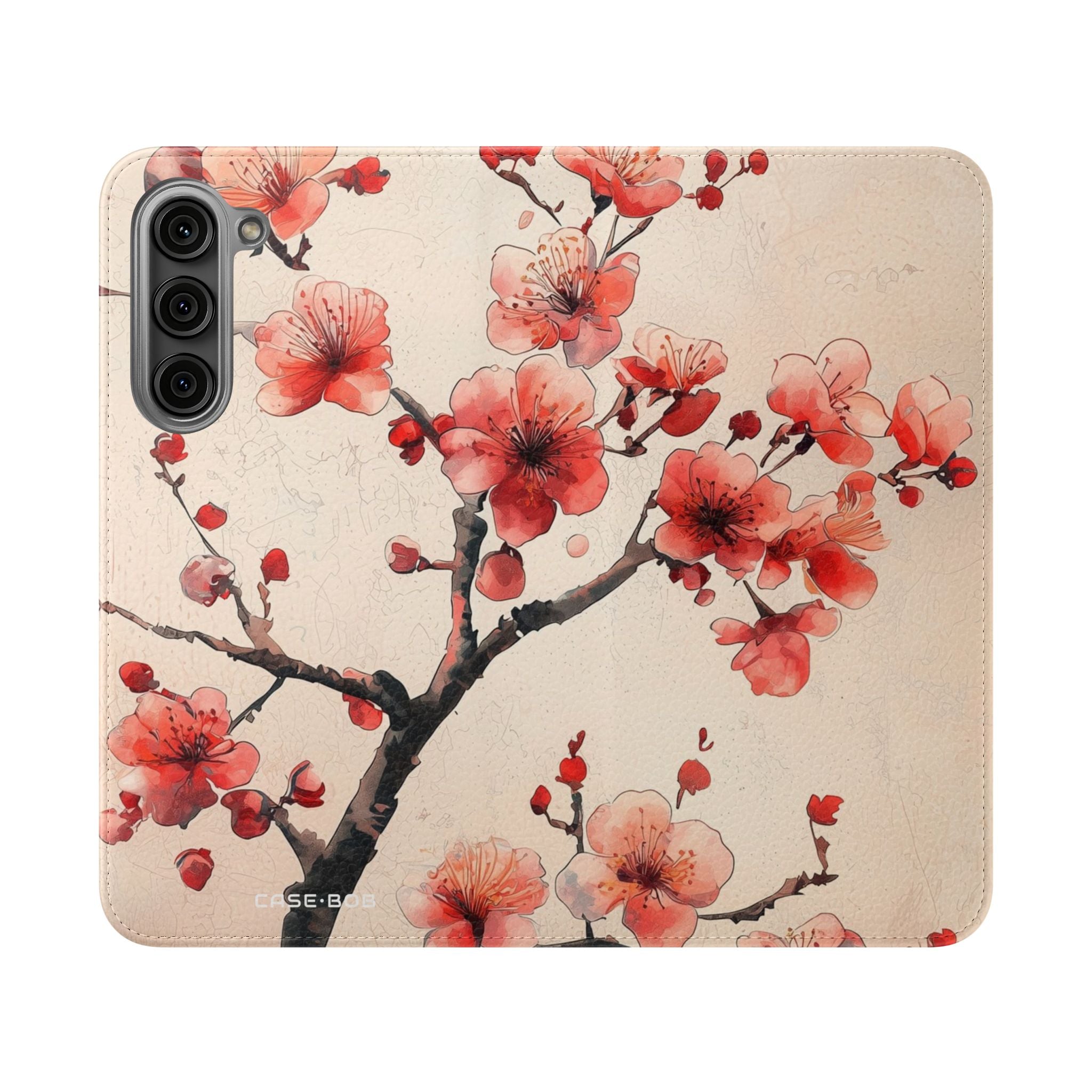 Cherry Blossom Breeze - Samsung S23+ Case - Wallet