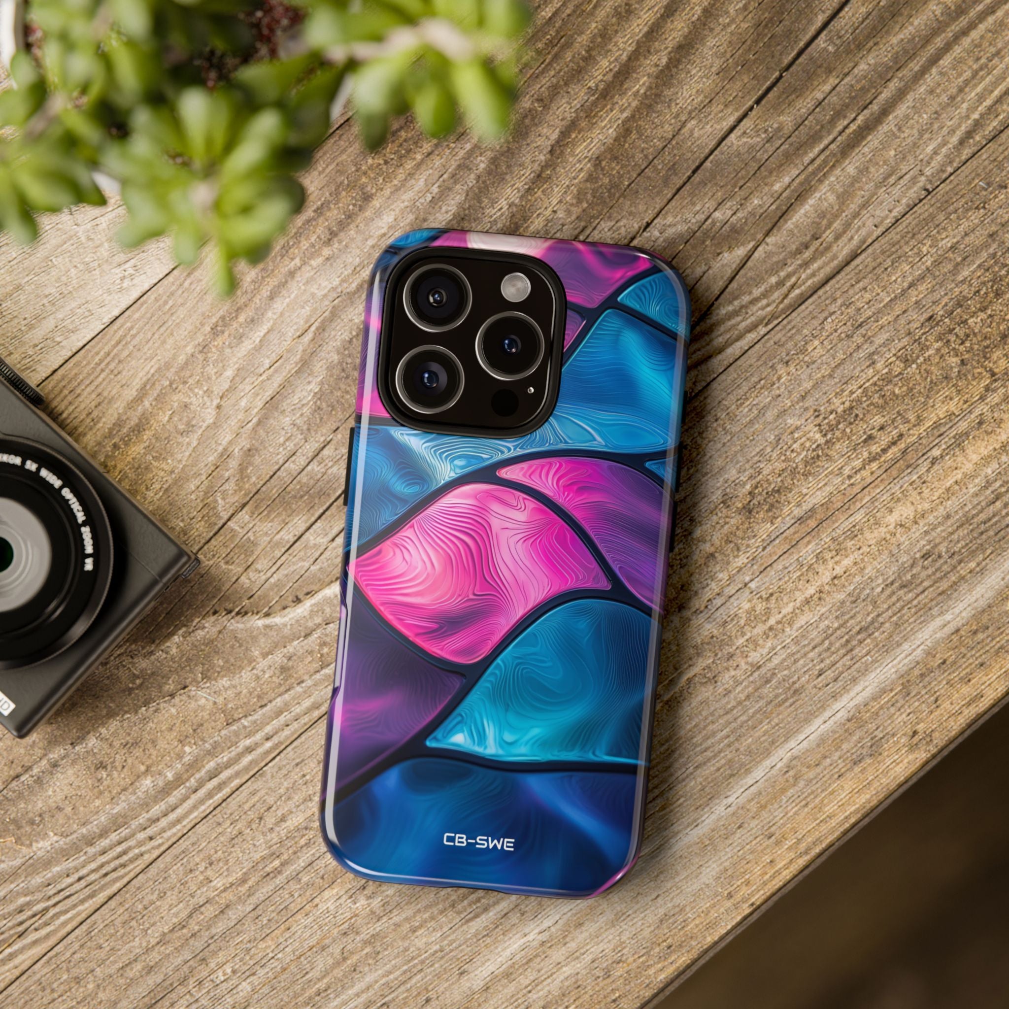 Shimmering Waves Flow - iPhone Case