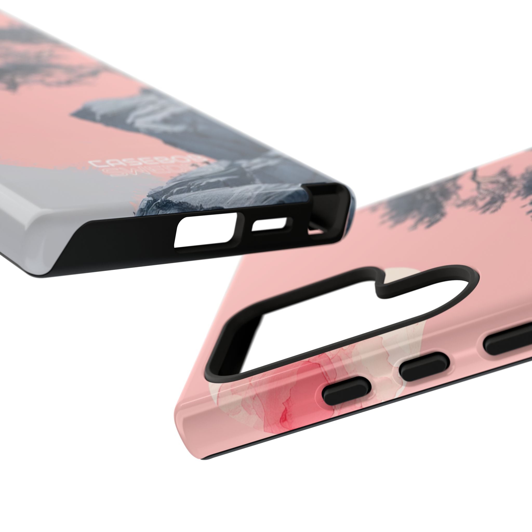 Solitudine sulla scogliera rosa Samsung S24 - Tough