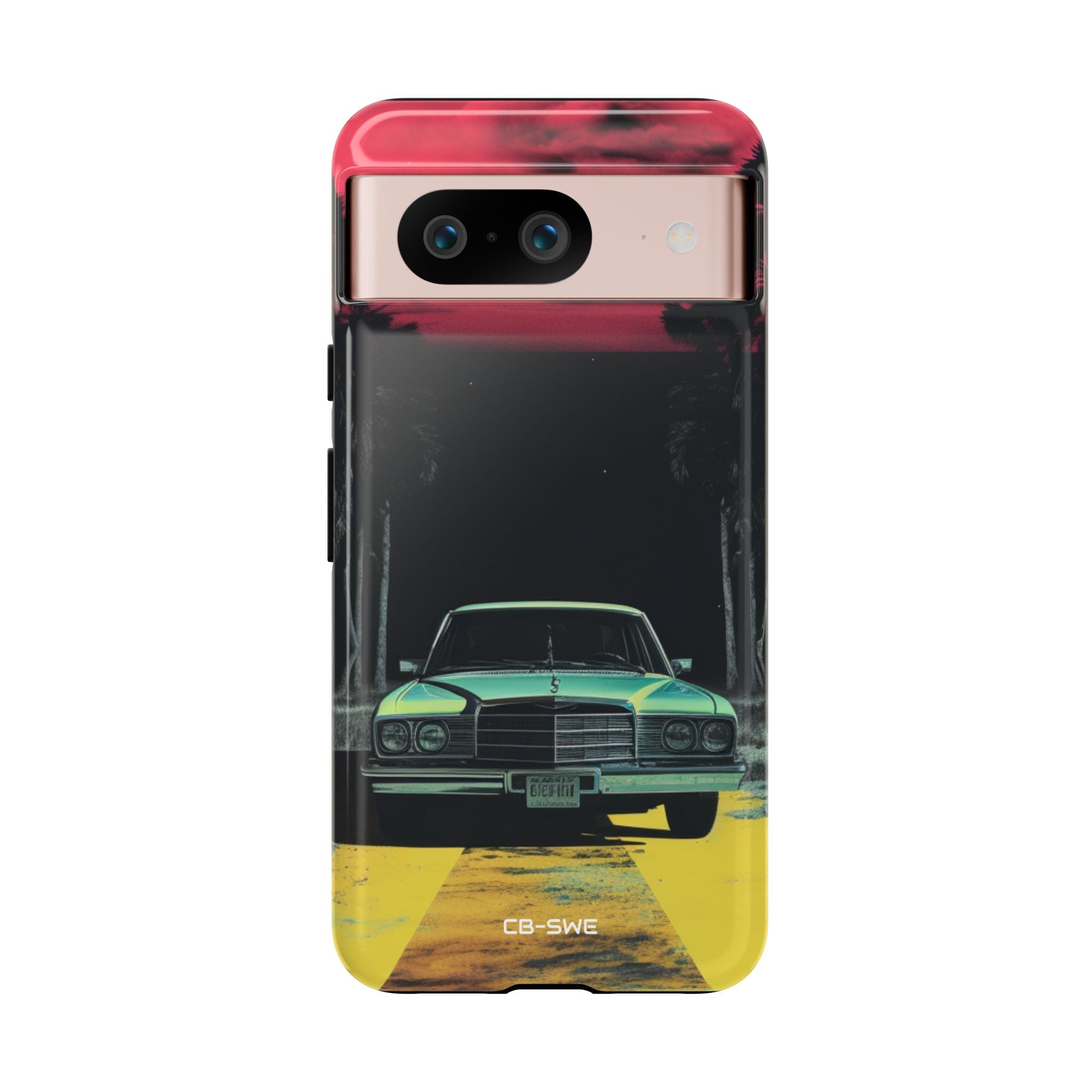 Retro Futuristic Nightscape - Google Pixel Case