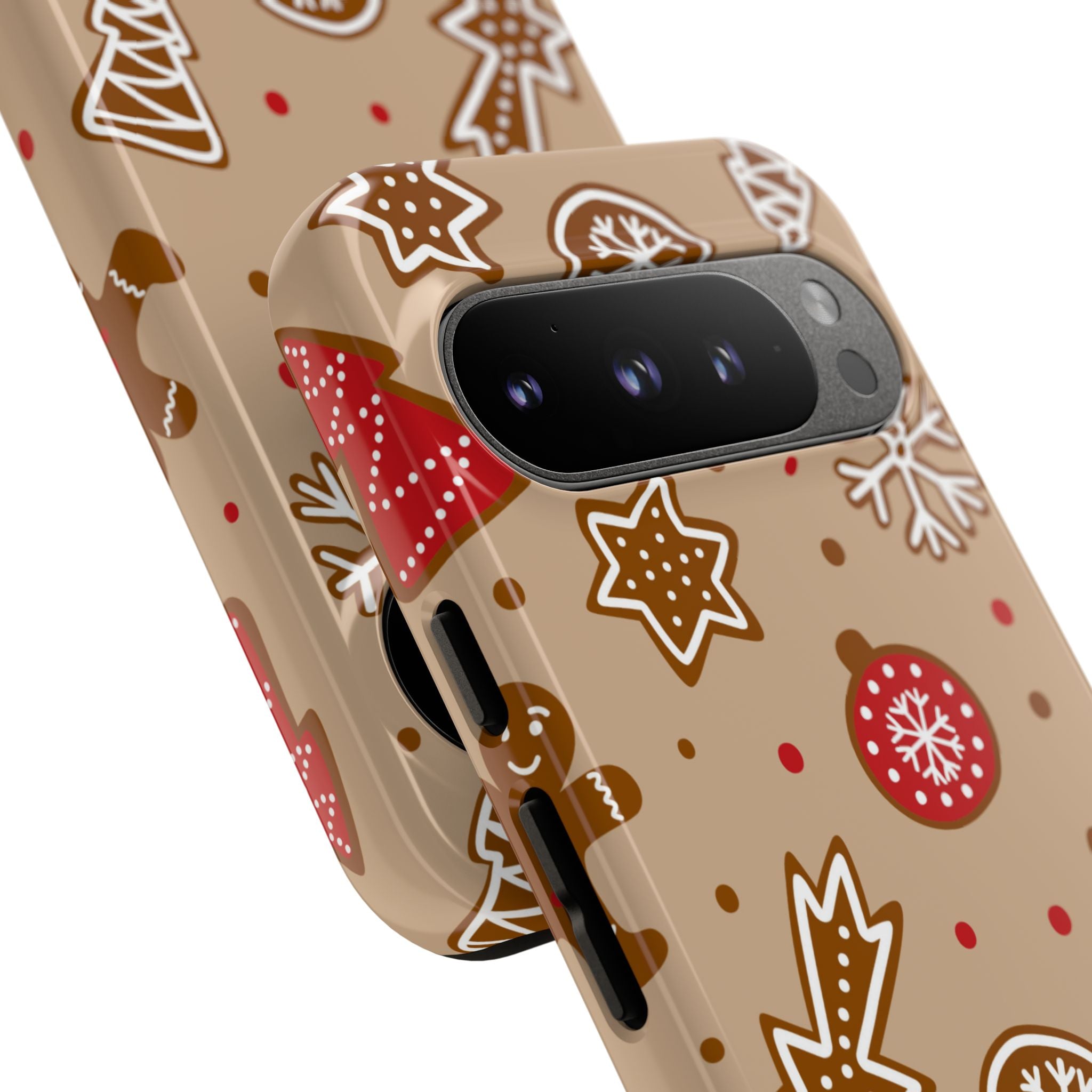 Gingerbread Men Celebrate - Google Pixel Case