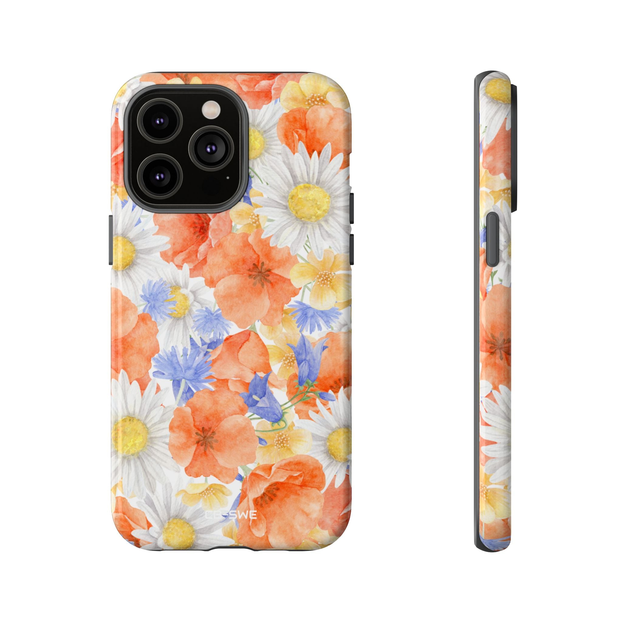 Watercolor Floral Harmony - iPhone Case