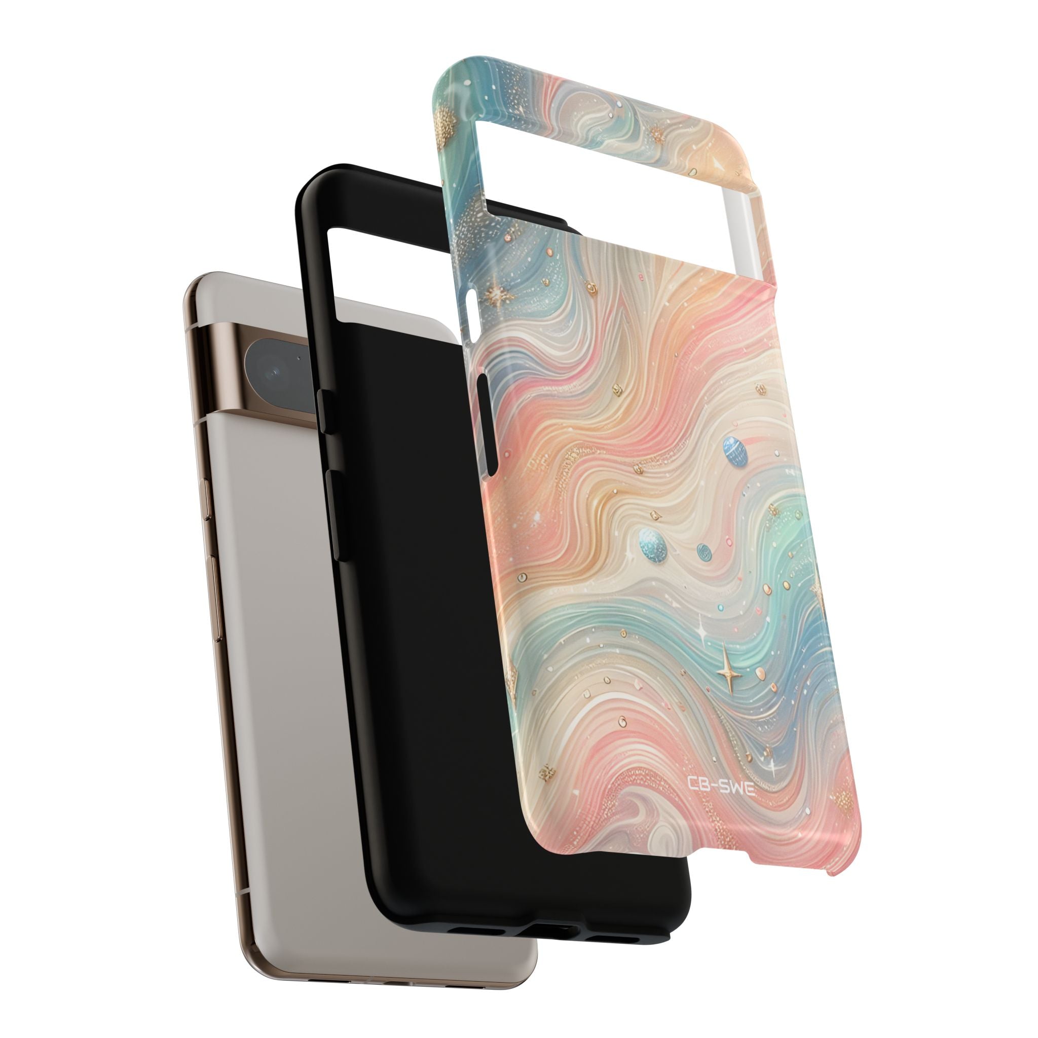 Celestial Waves Dance - Google Pixel Case