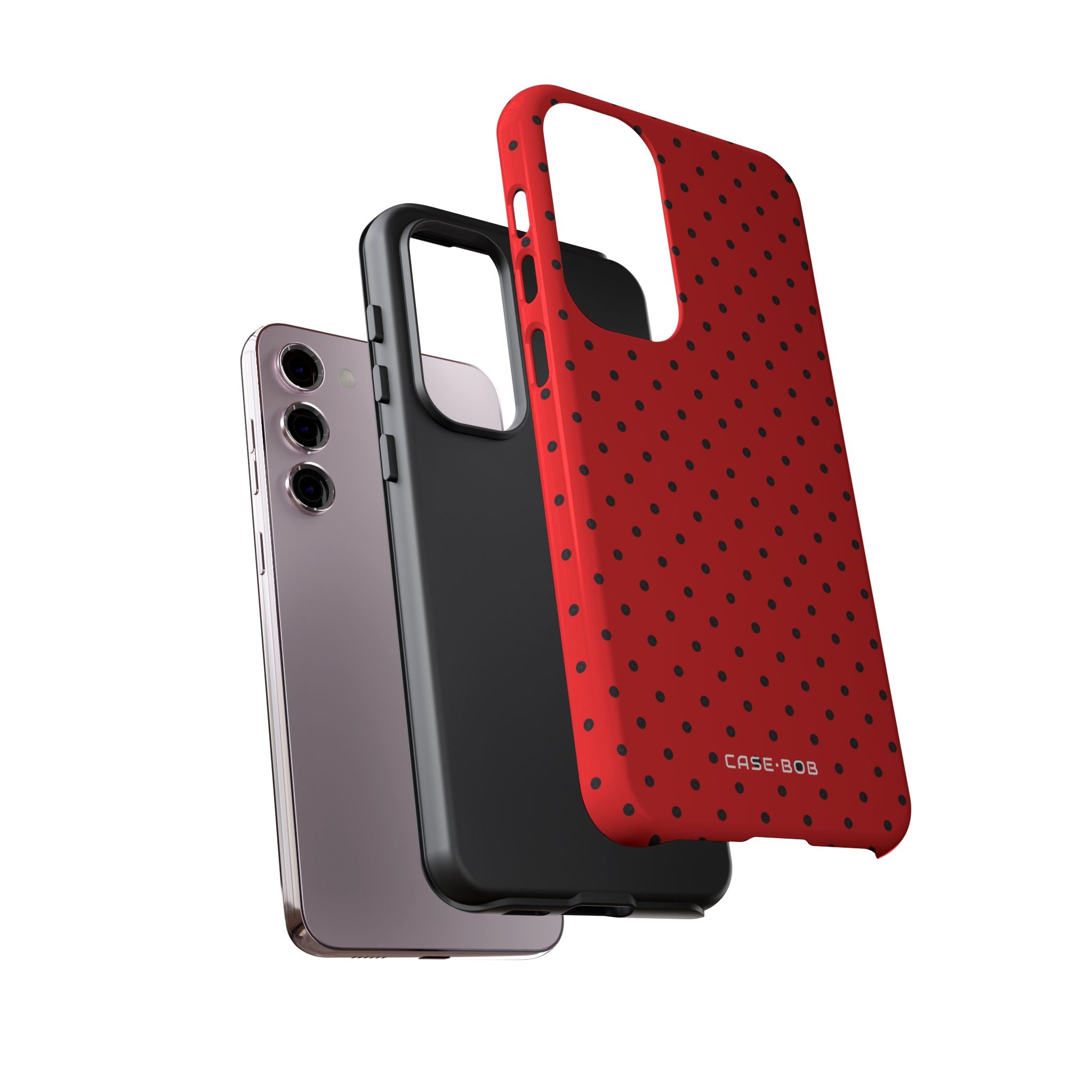 Crimson Dot Matrix Samsung S23 Plus Case - Tough