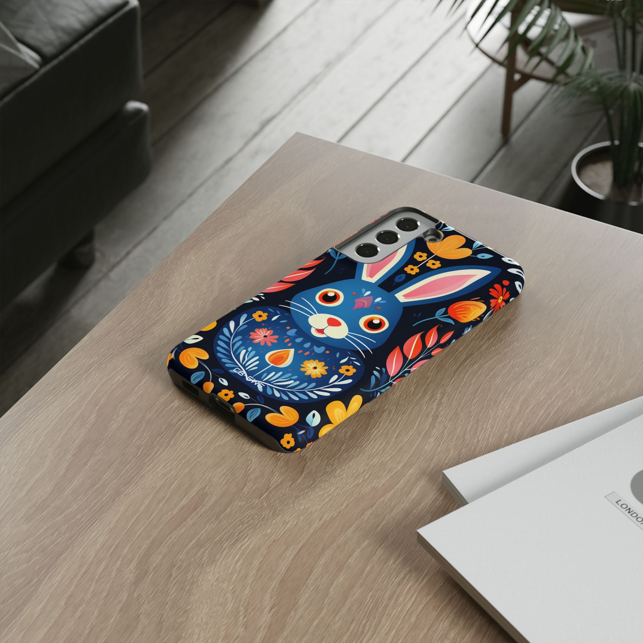 Bunny Jumps Joyfully - Samsung Case