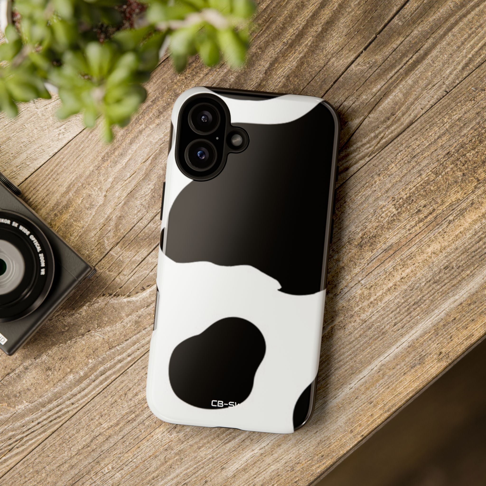Organic Cow Print - iPhone Case