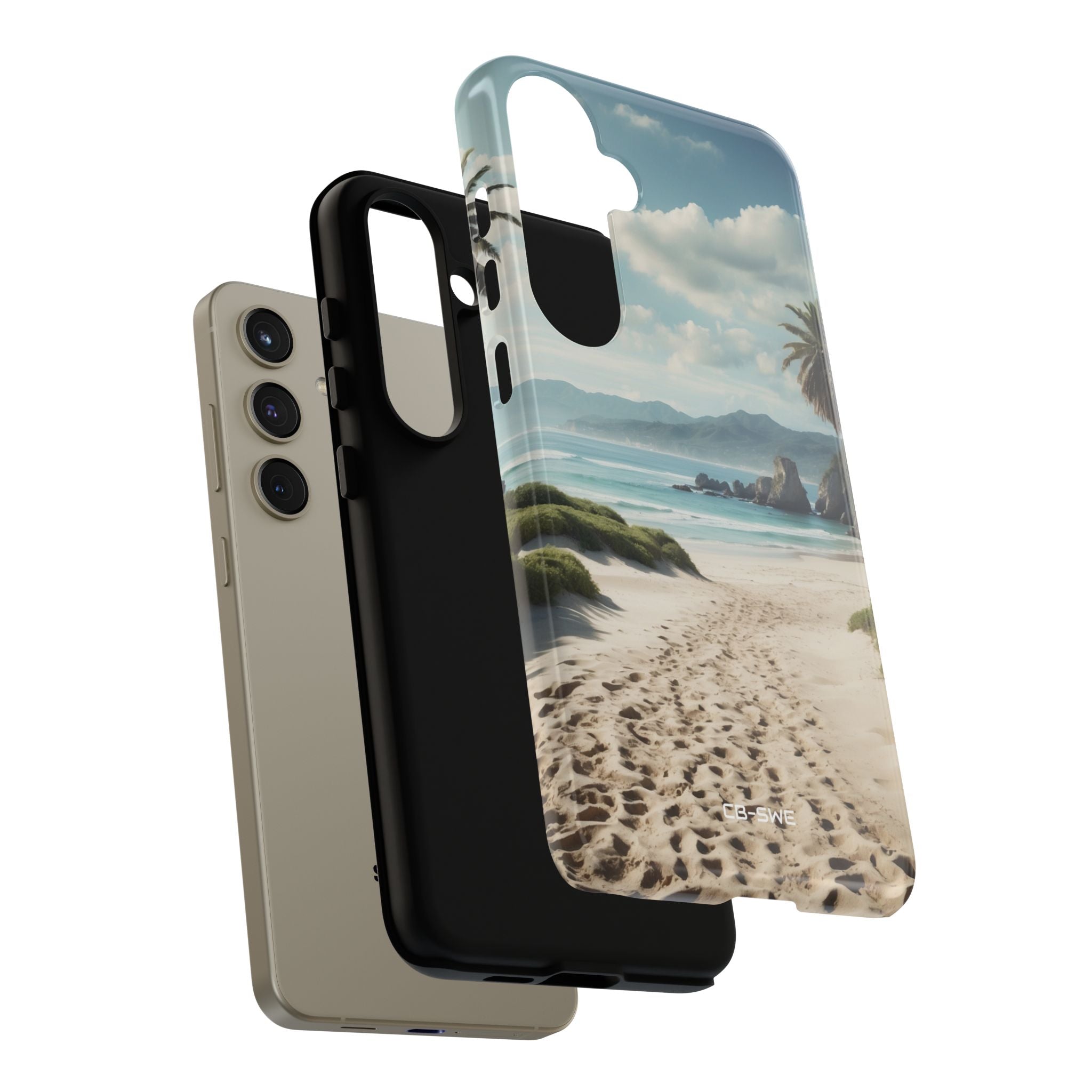 Footprints Trace Sand - Samsung Case
