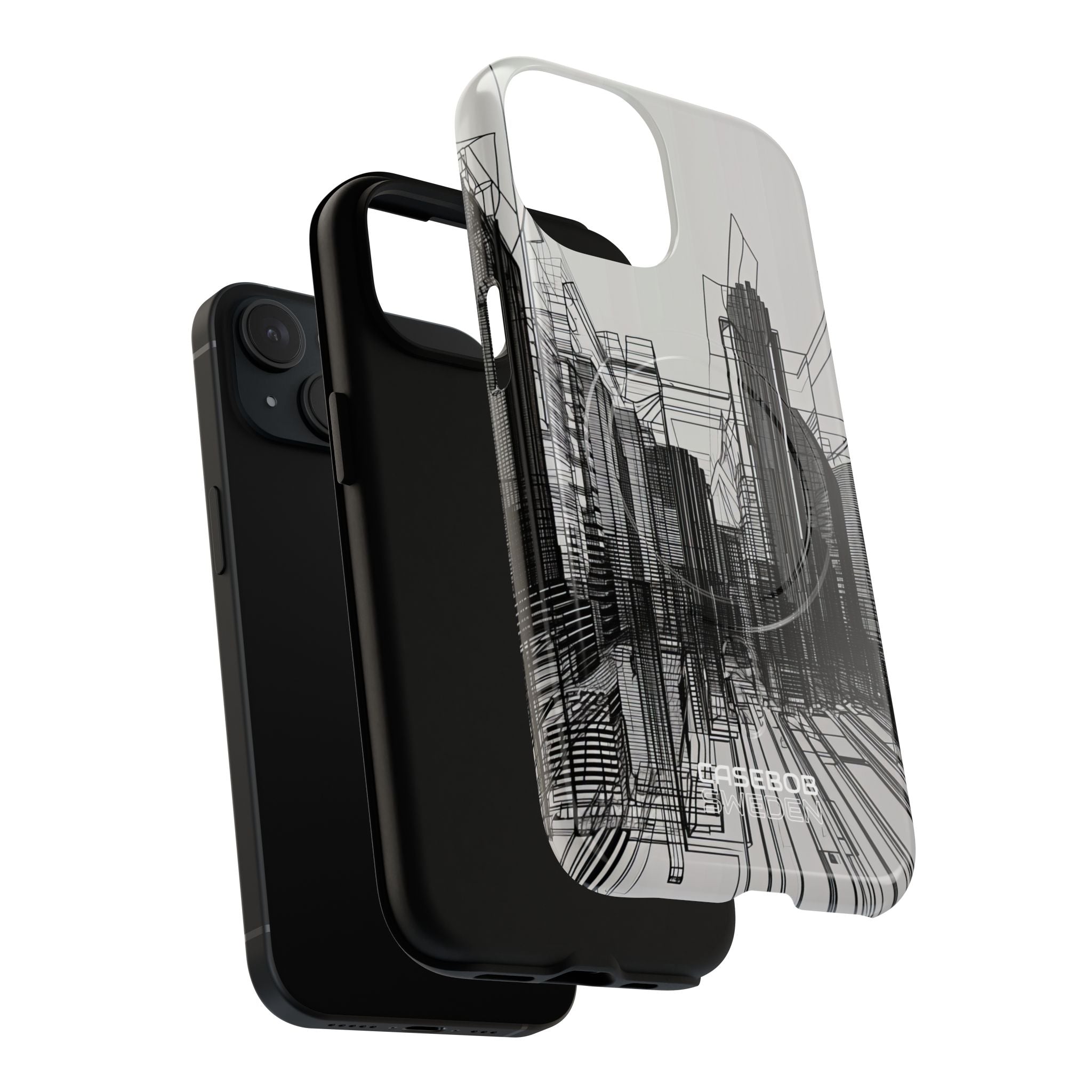 Urban Line Maze iPhone 15 - Robust+