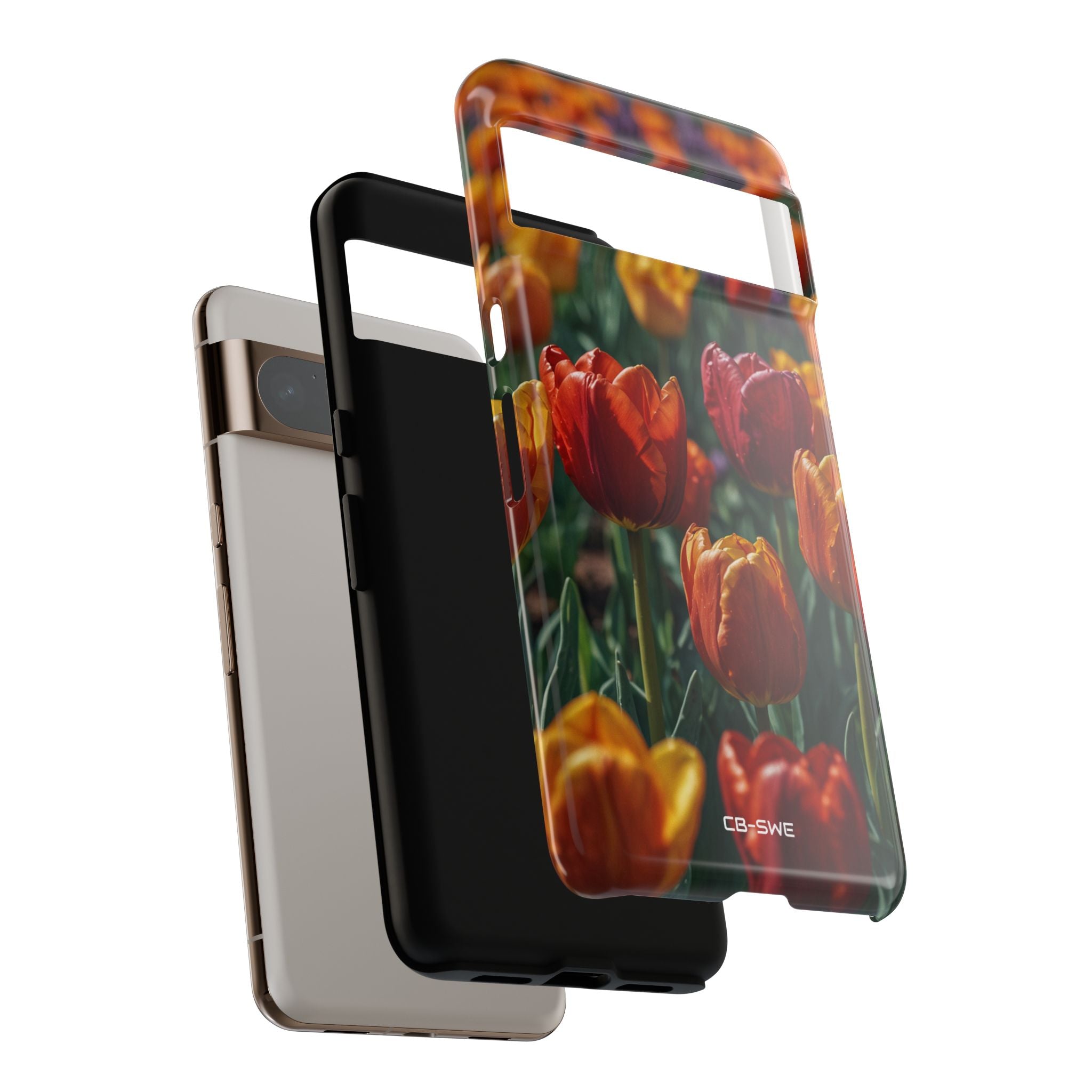 Tulips Embrace Breeze - Google Pixel Case