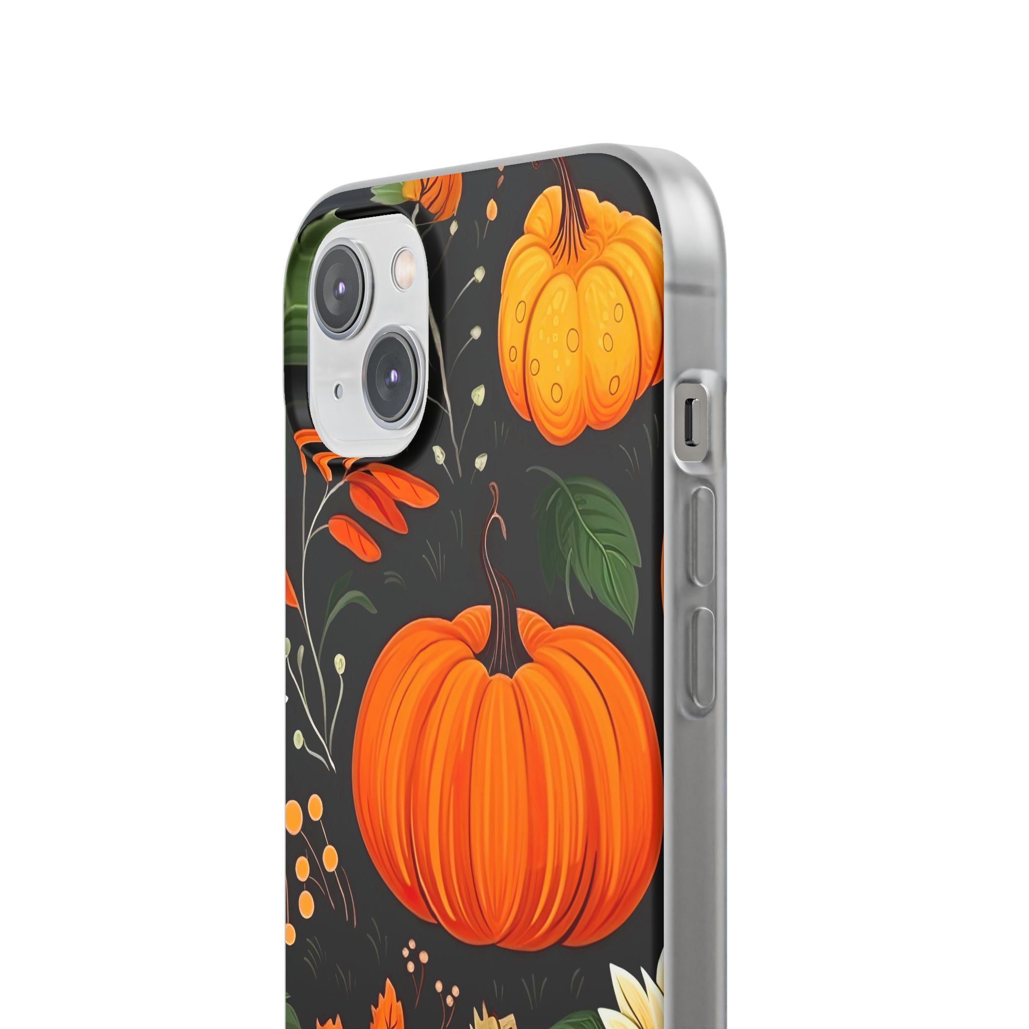 Pumpkin Glow iPhone 14 Plus Case - Soft