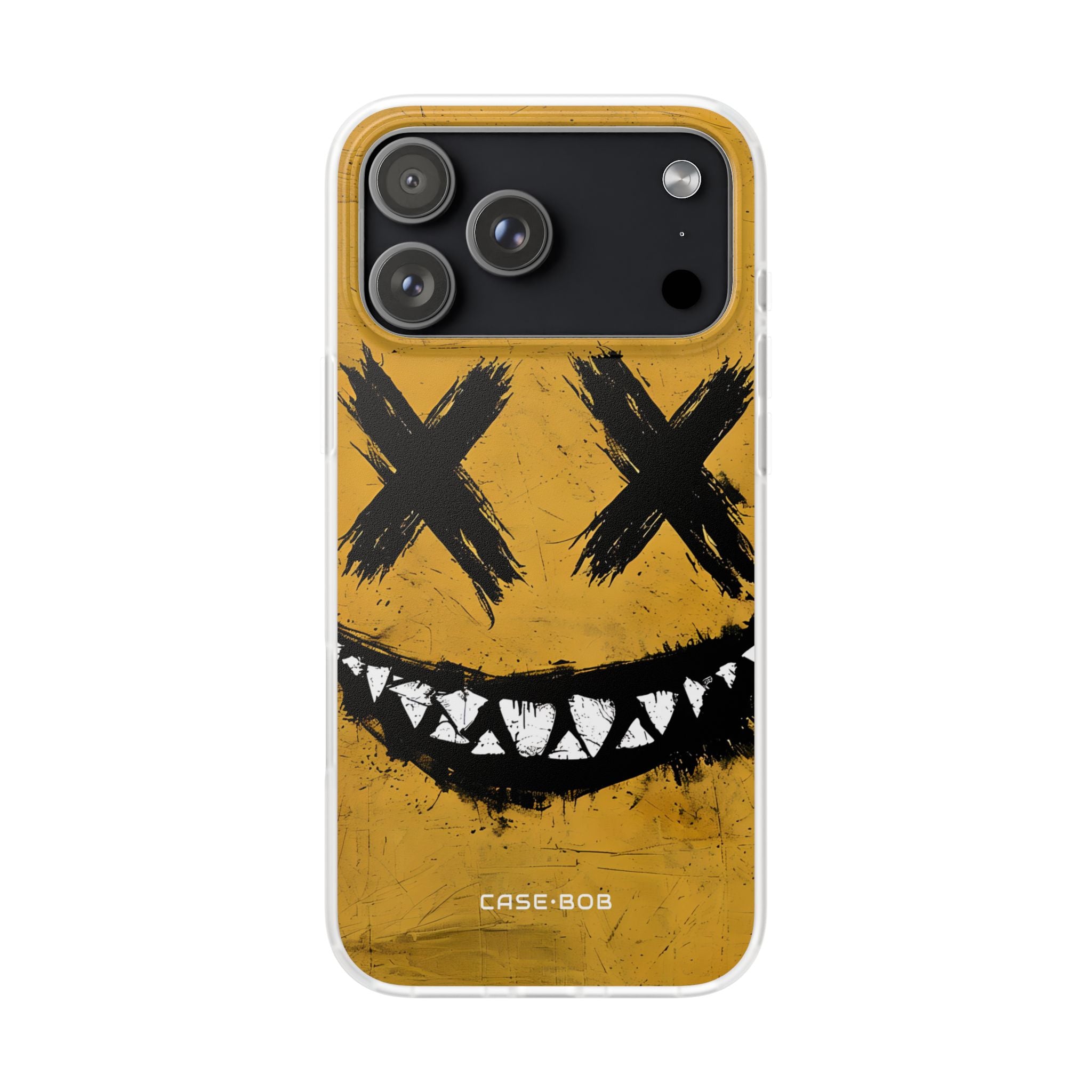 Jagged Smile Yellow iPhone 17 Pro Max Case - Soft