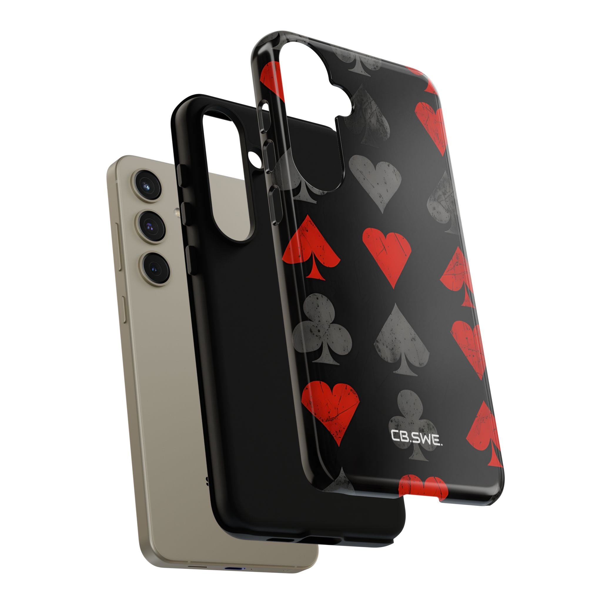 Playing Card Suits Gothic Flair Samsung S24 - Tough