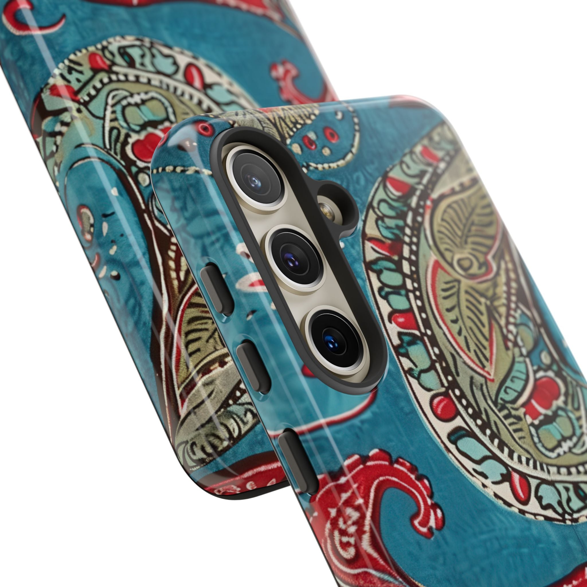 Paisley Floral Fusion Samsung S24 - Tough