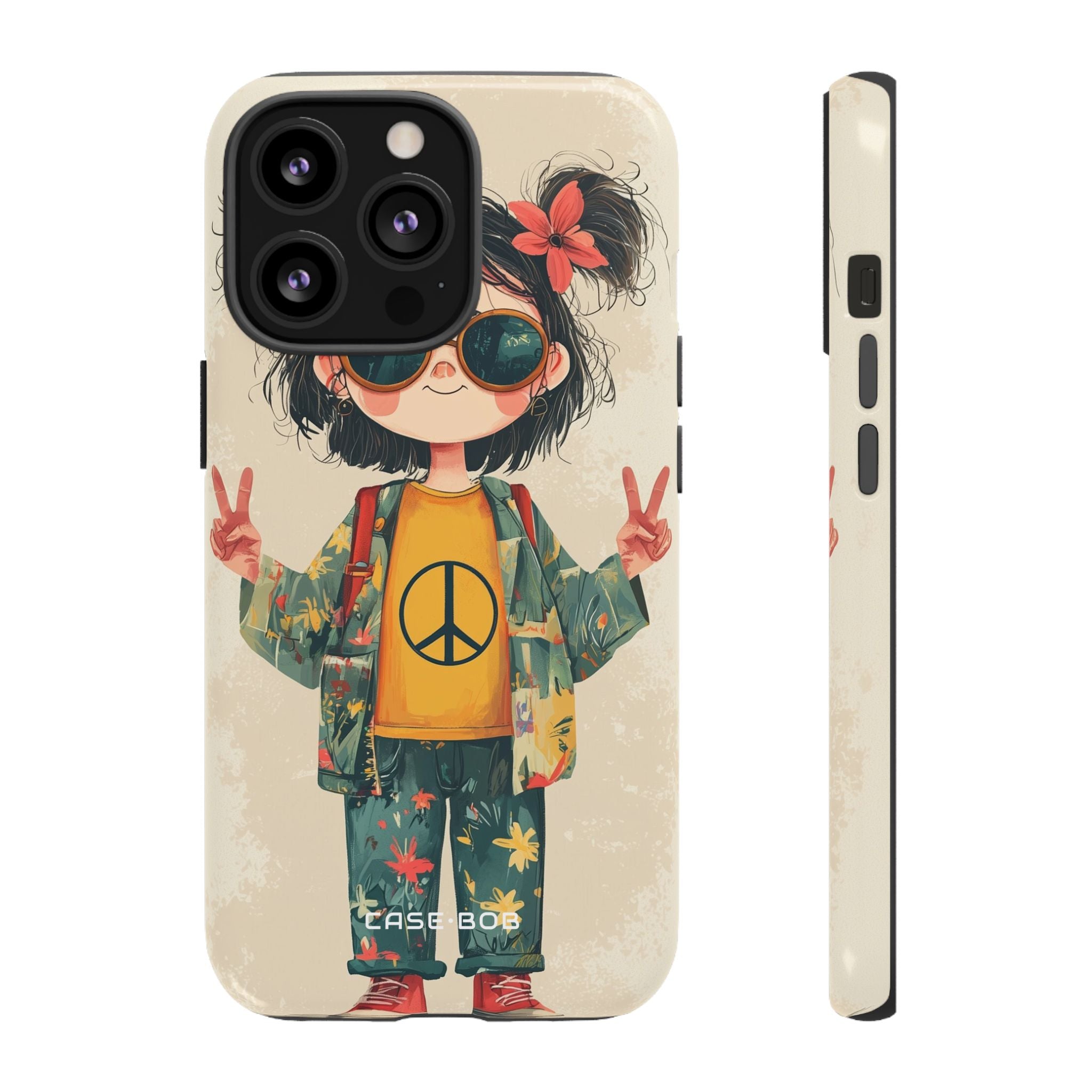 Peace Pigtails iPhone 13 Pro Case - Tough