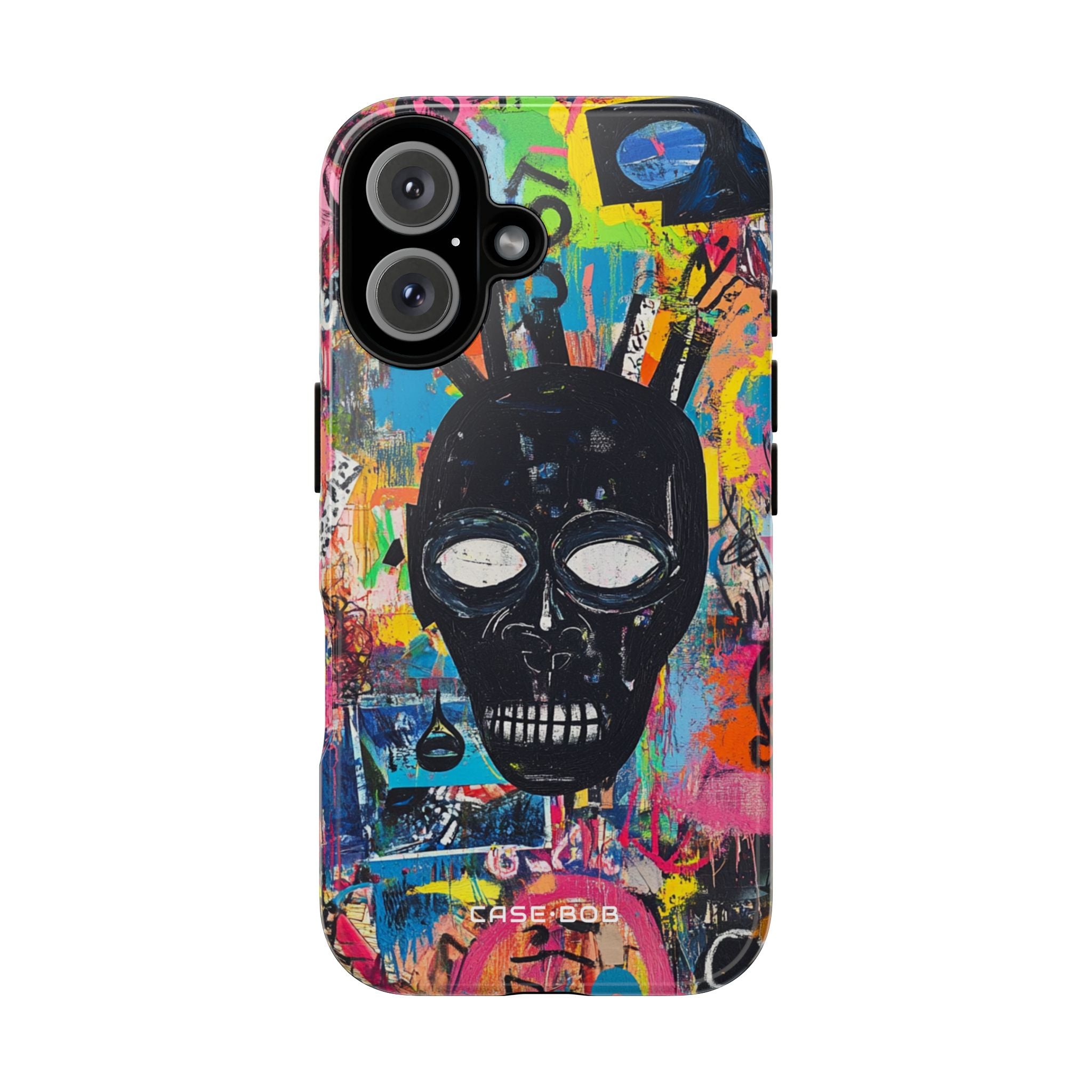 Skull Vortex iPhone 16 Plus Case - Tough