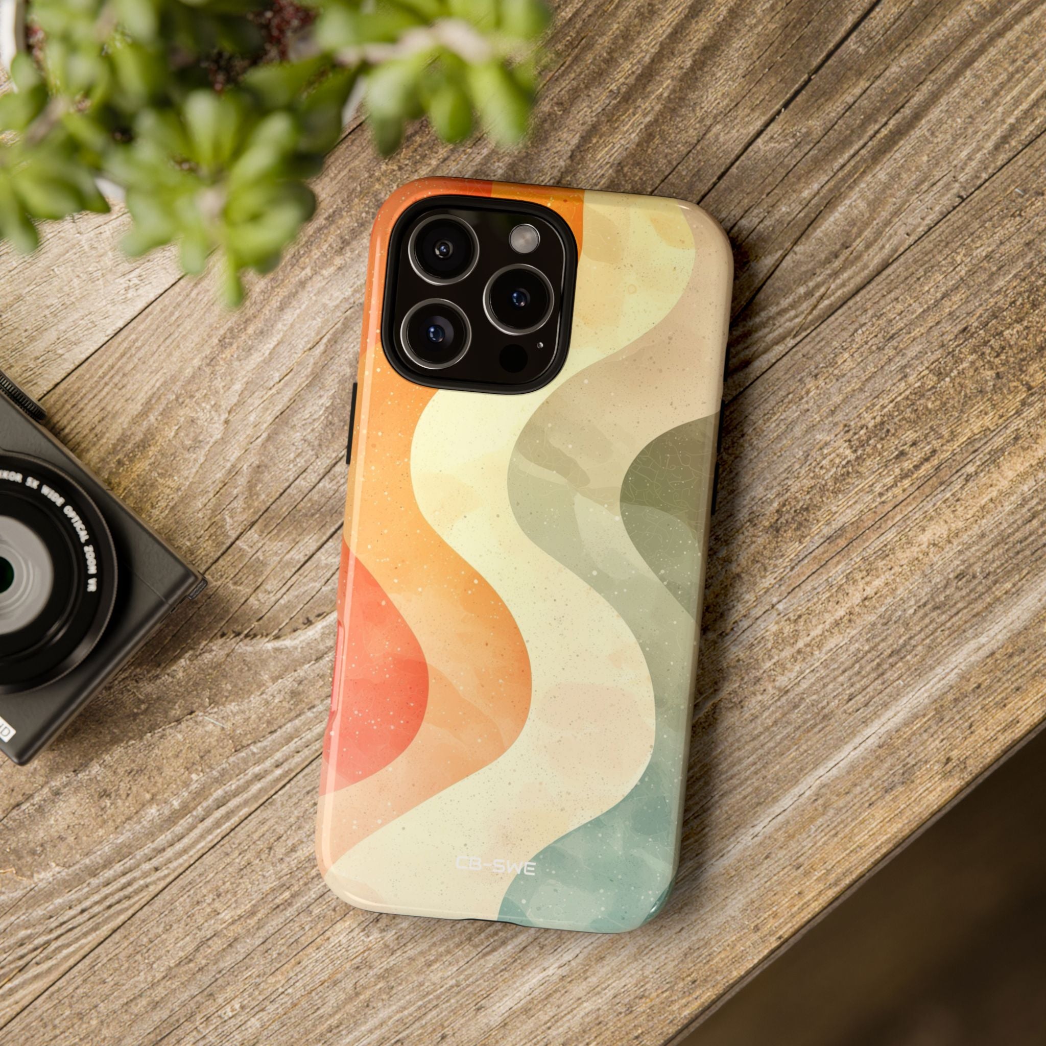 Flowing Waves Dance - iPhone Case