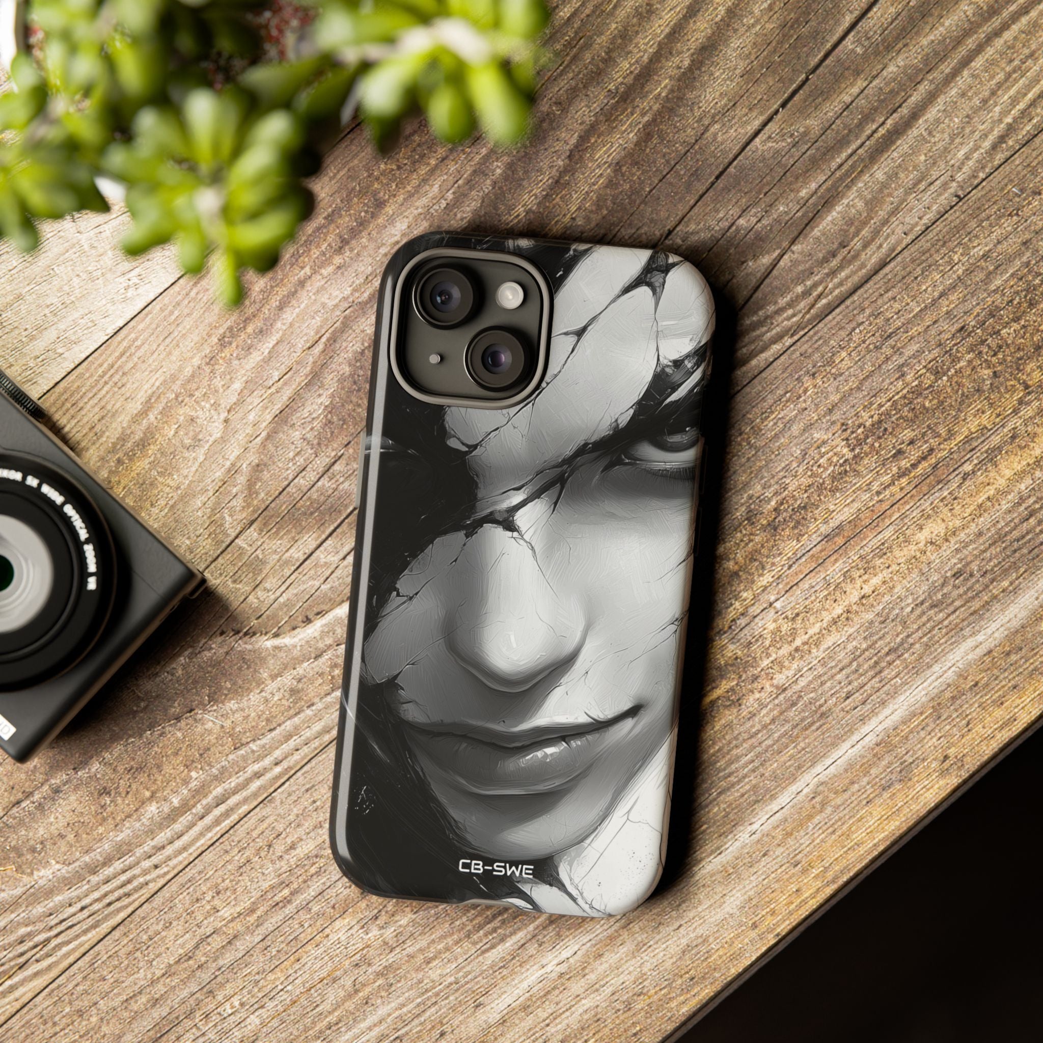 Shattered Gaze Reflects - iPhone Case