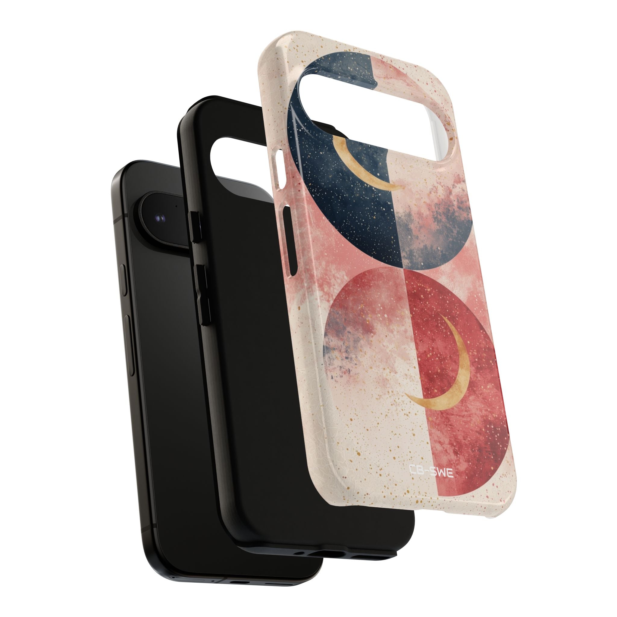 Crescents Embrace Stars - Google Pixel Case