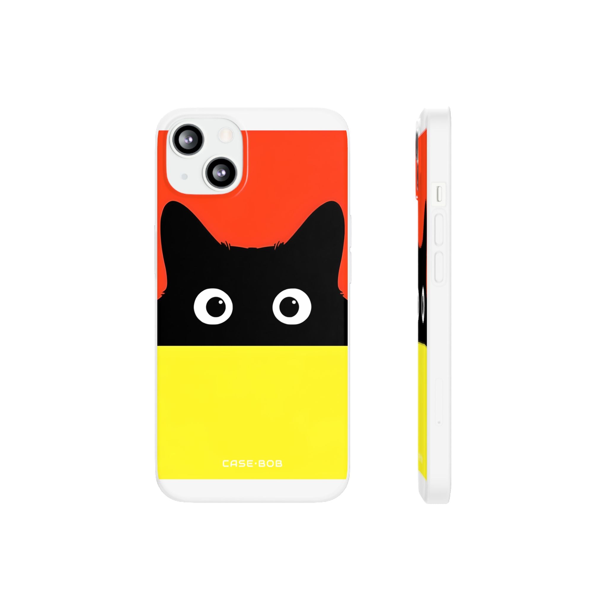Peekaboo Cat Crimson iPhone 13 - Soft