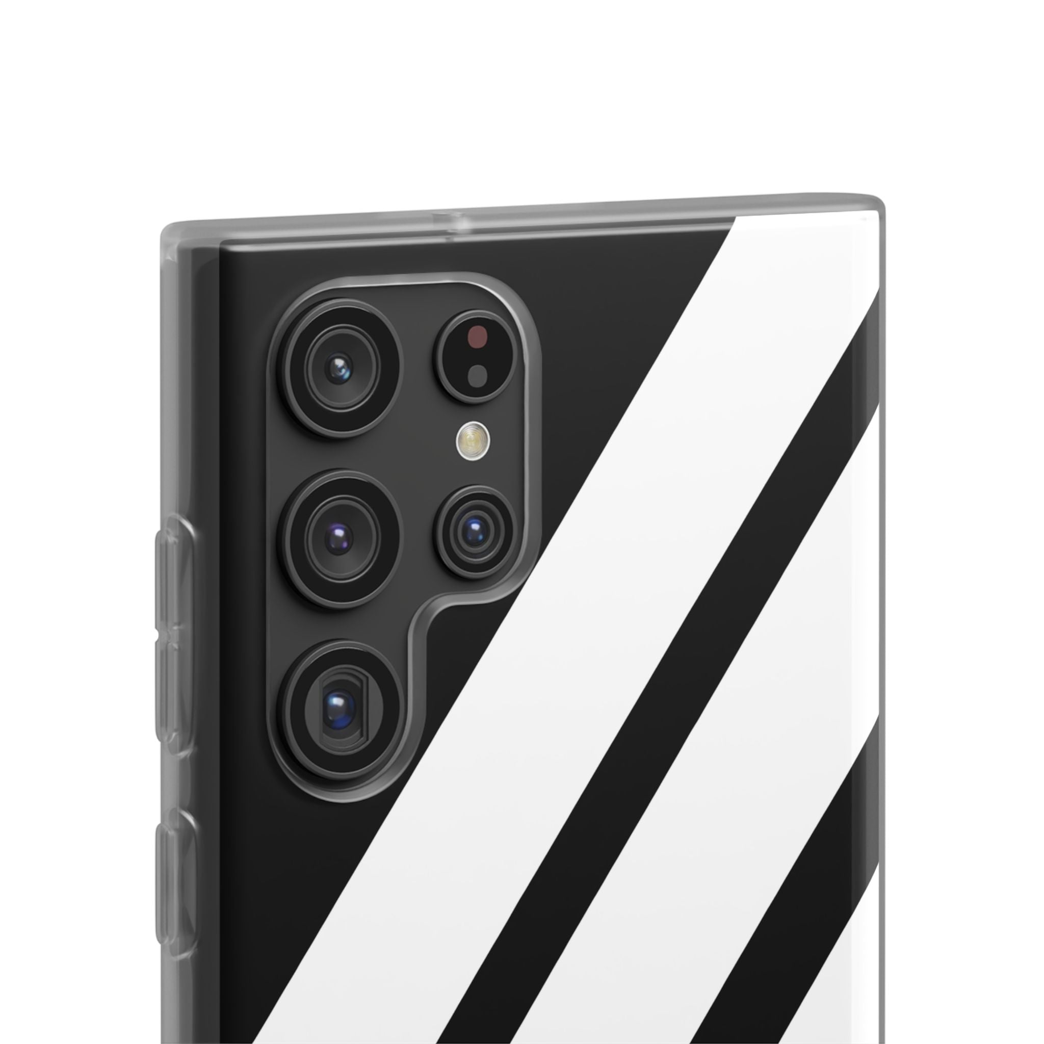 Diagonal Bands Noir Samsung S22 Ultra Case - Soft