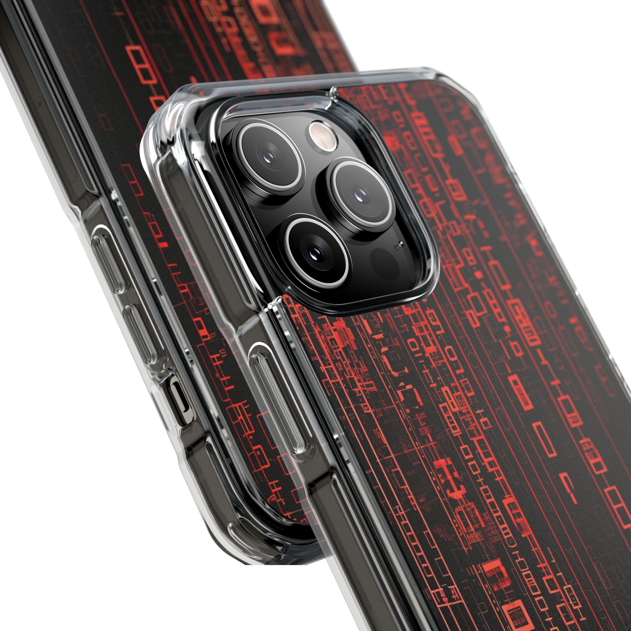 Neon Circuit Dreams iPhone 14 - Impact Clear+