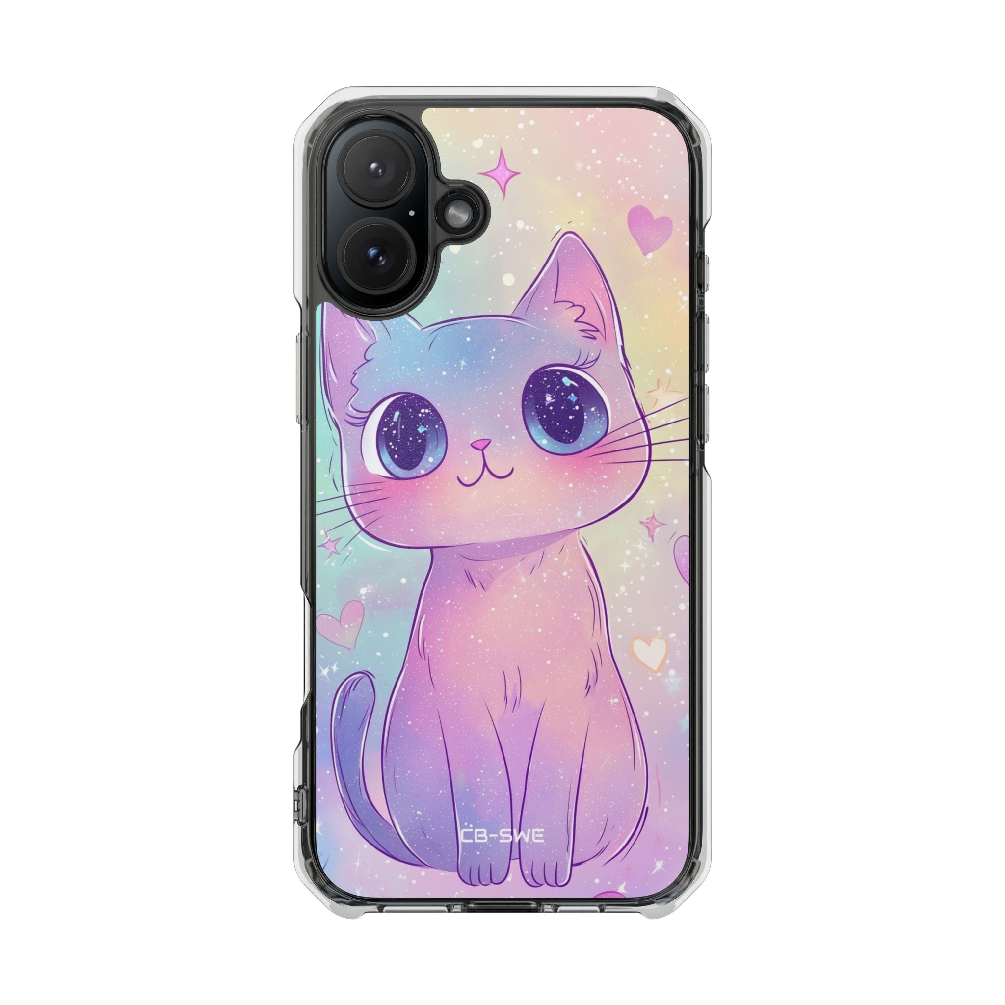 Sparkling Cat Smiles iPhone Case - Impact